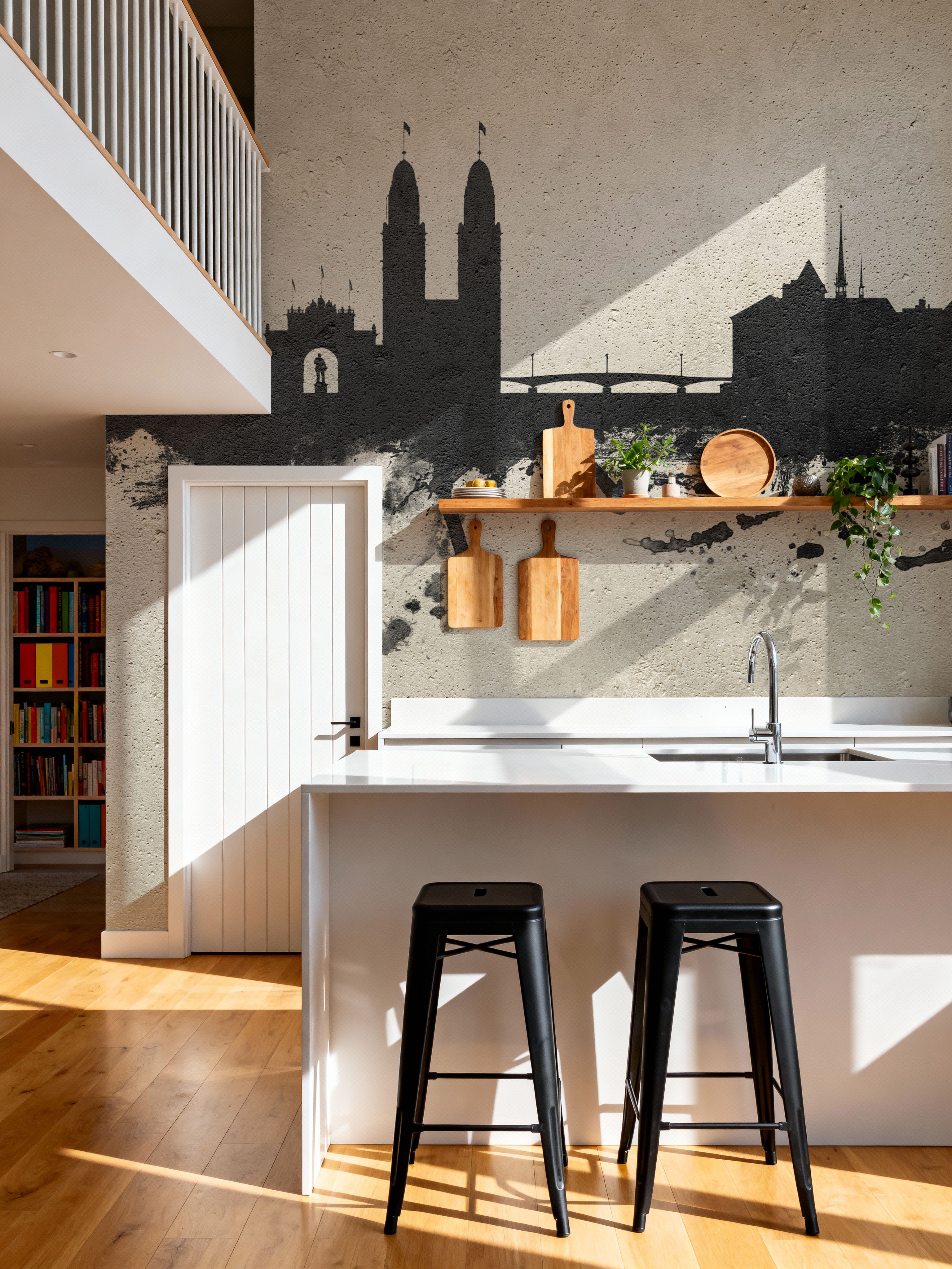 Zurich Switzerland Skyline Concrete