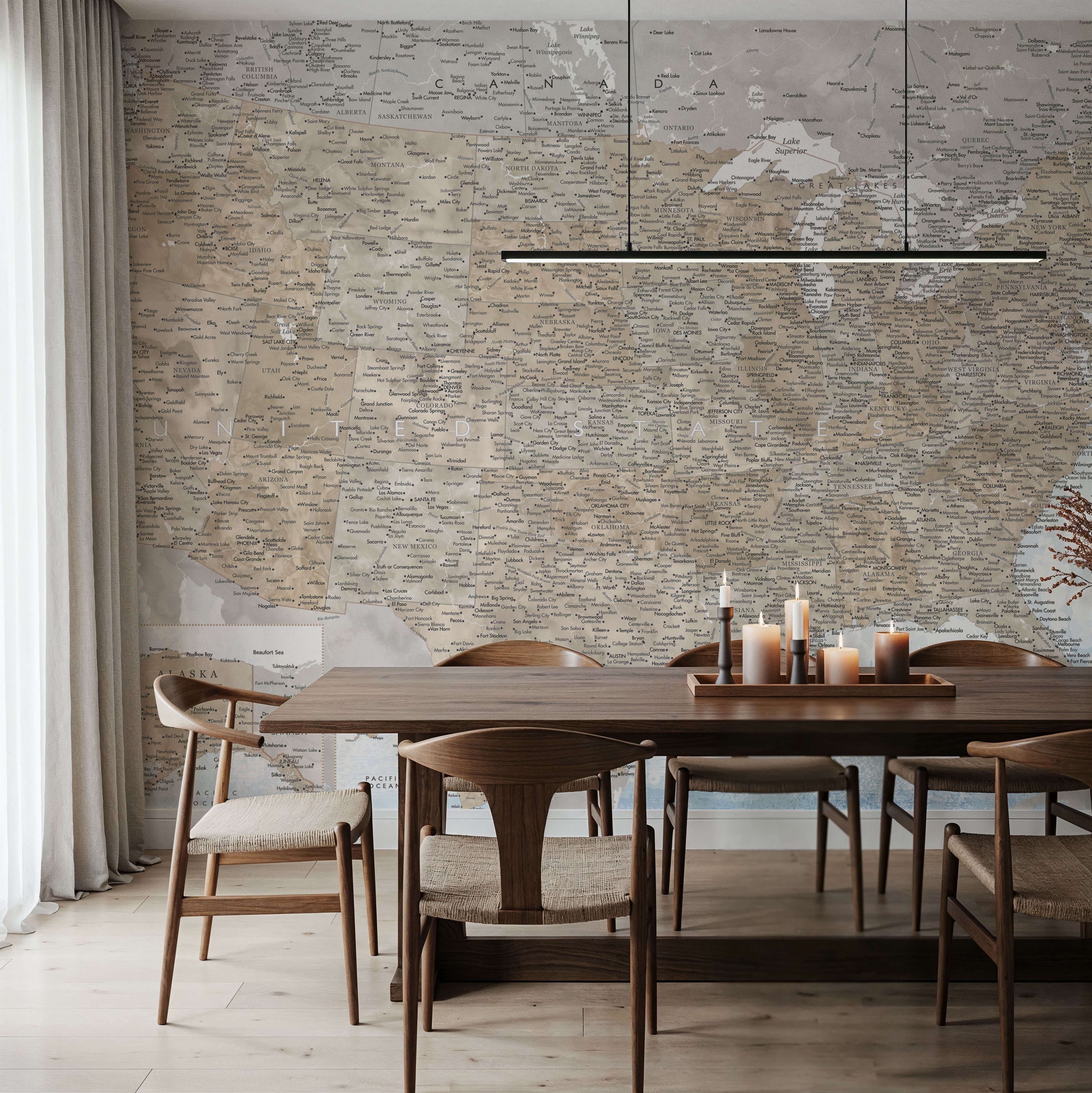 US Map Detailed - Ghada