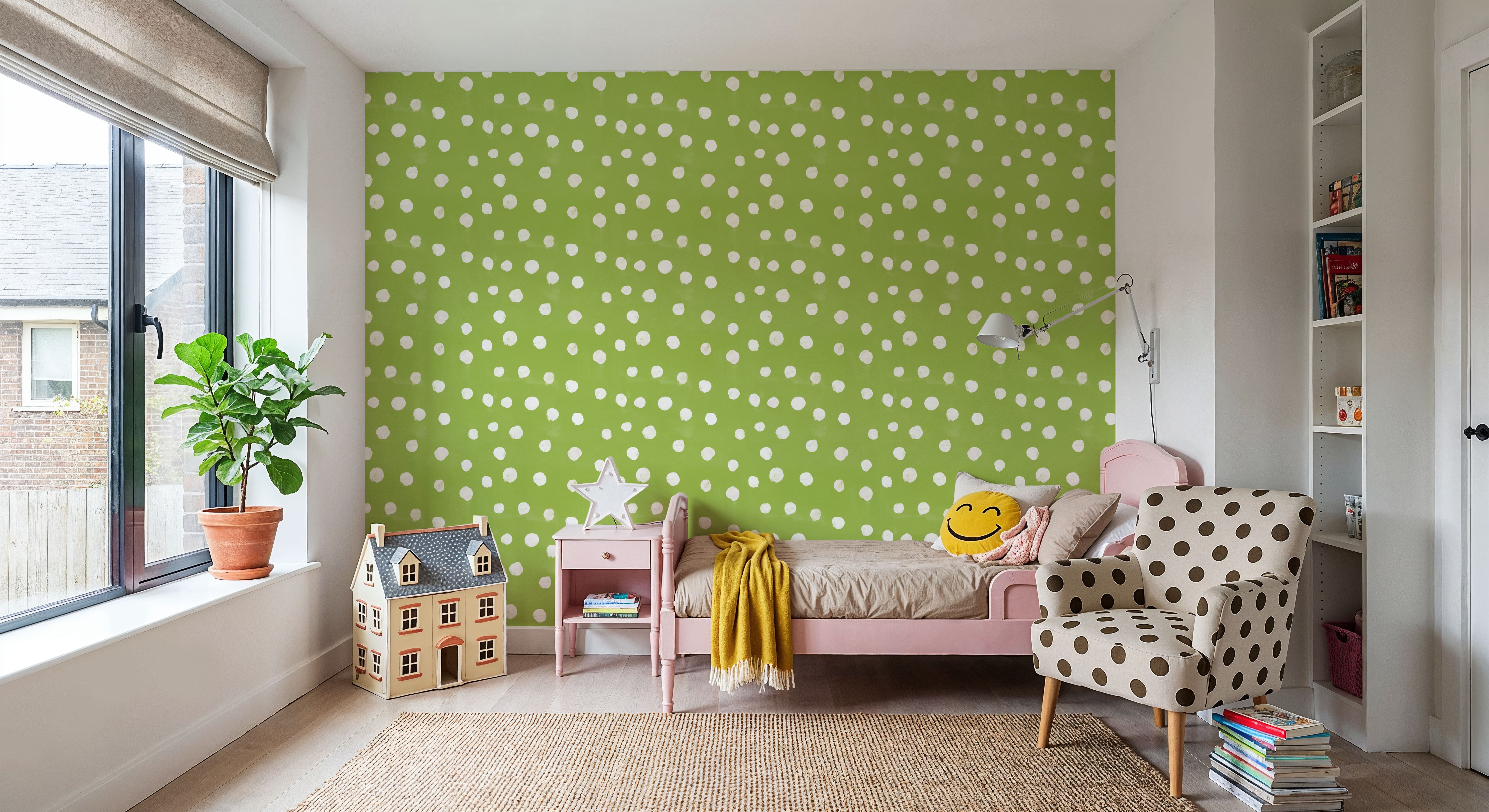 Mellow Dots Light Green