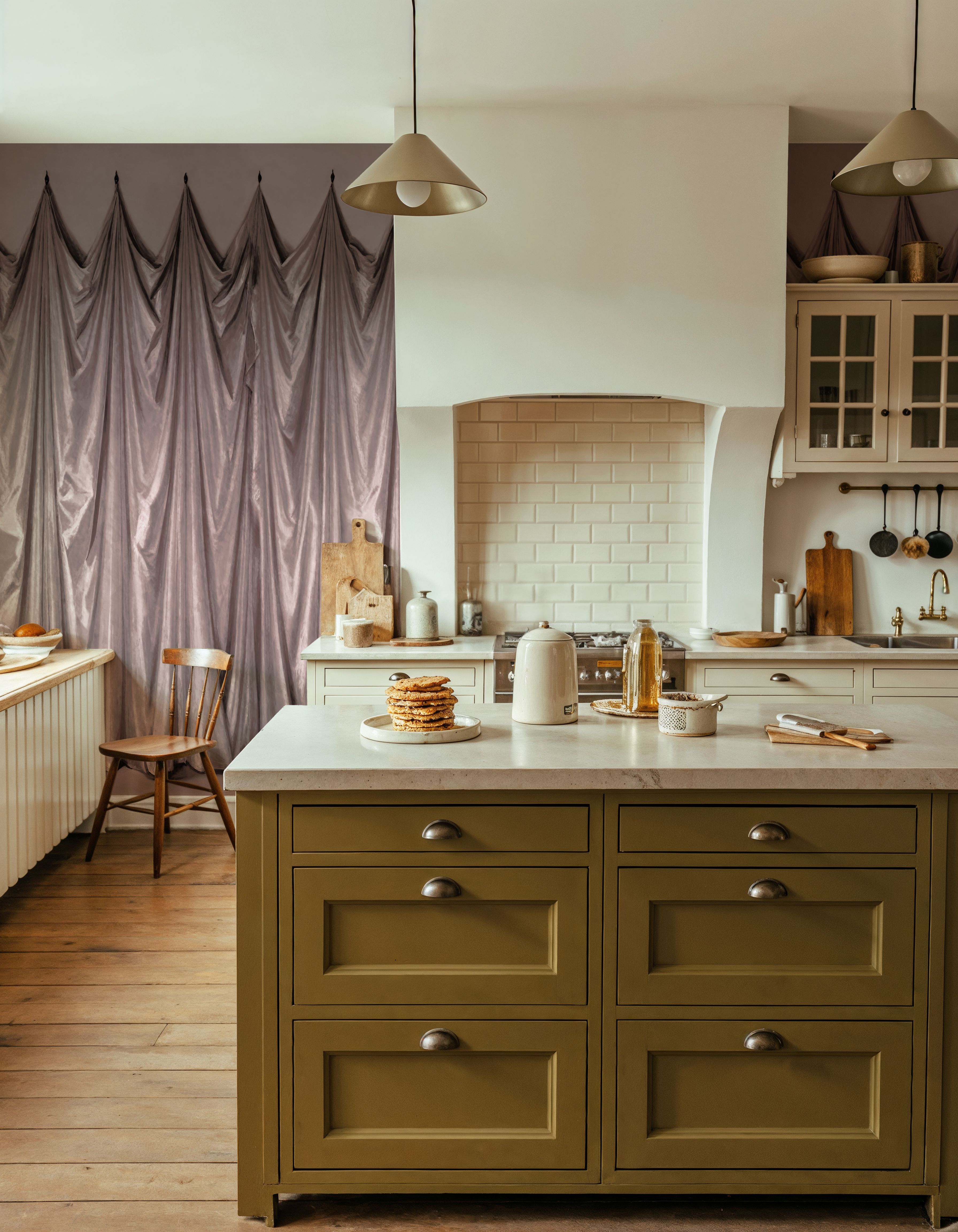 Medici Drapes, Dusty Rose