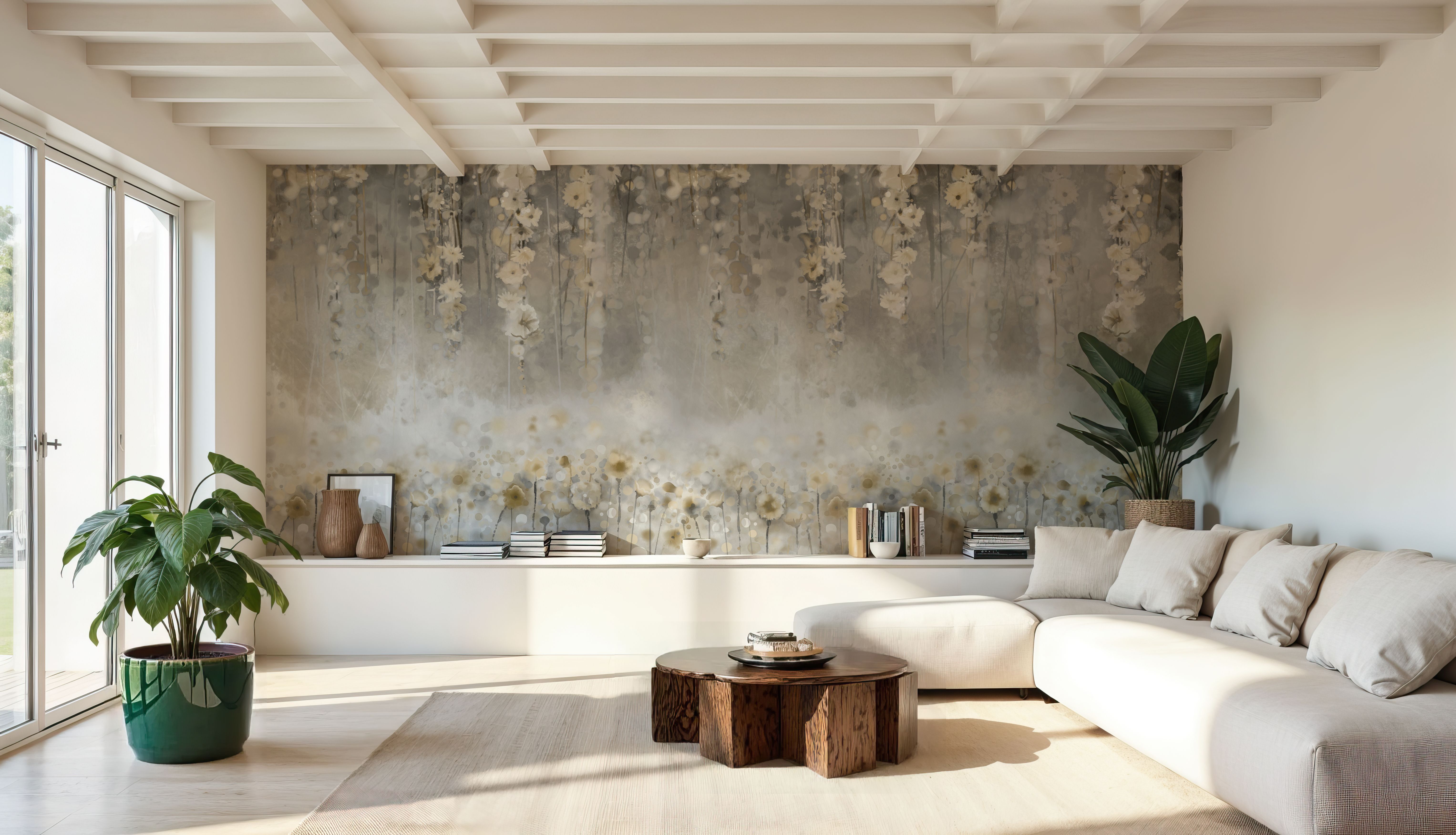 Wisteria Greige, Wallpaper