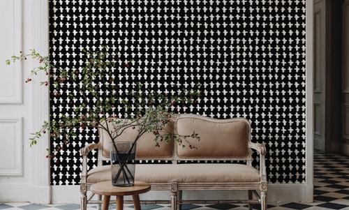 Doodle Crosses Black