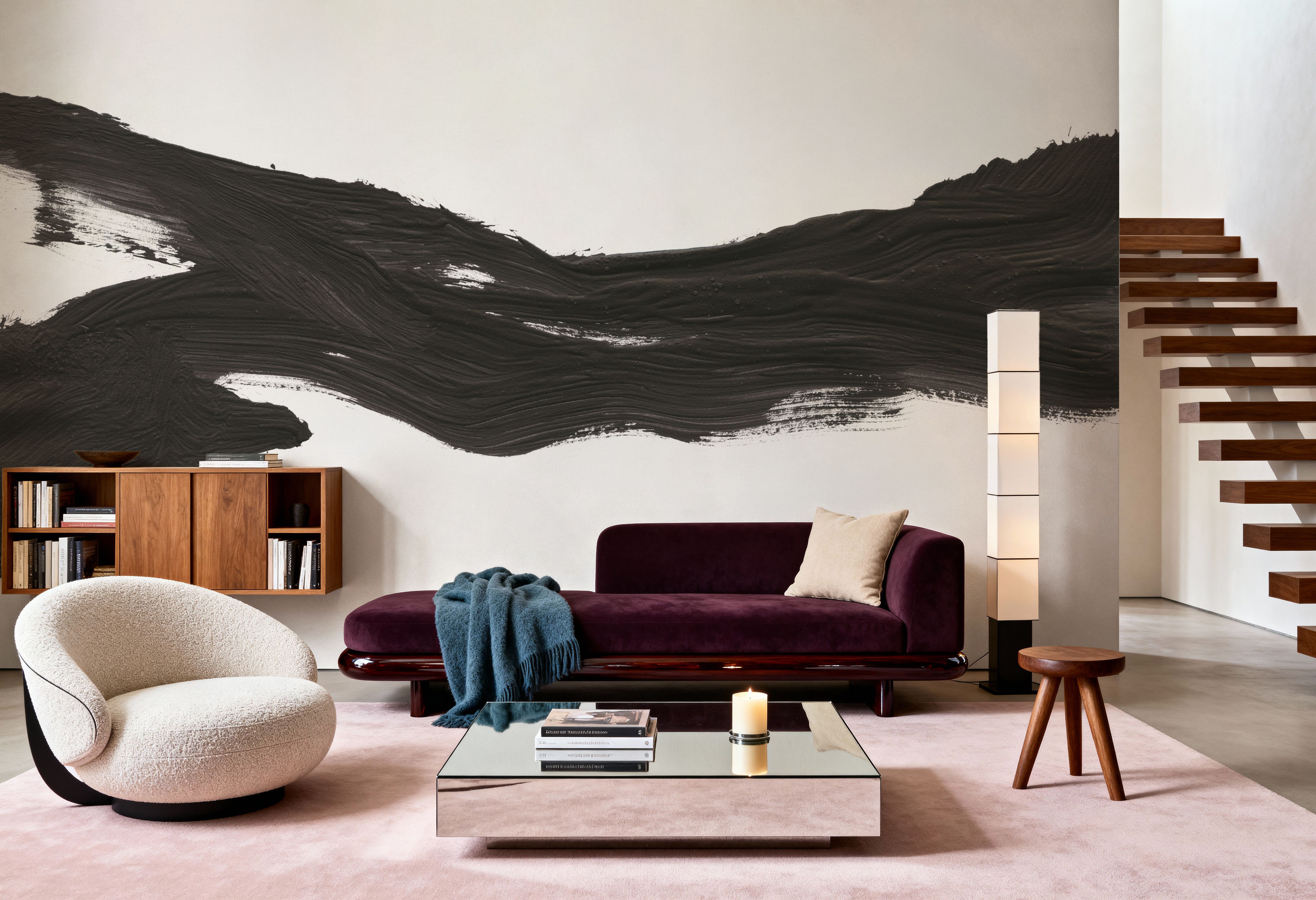 Either Way I, Behang