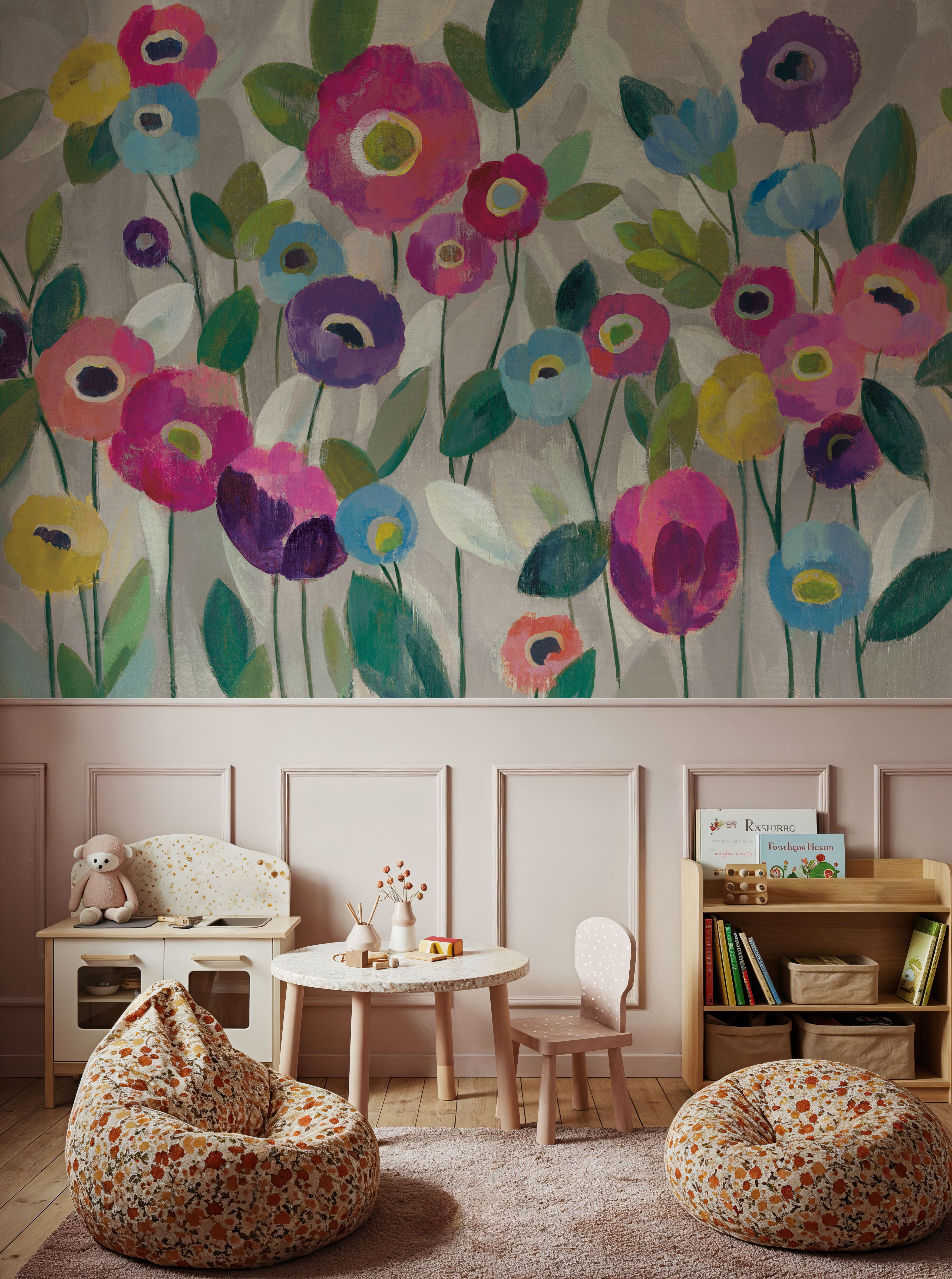 Fairy Tale Flowers V Pink