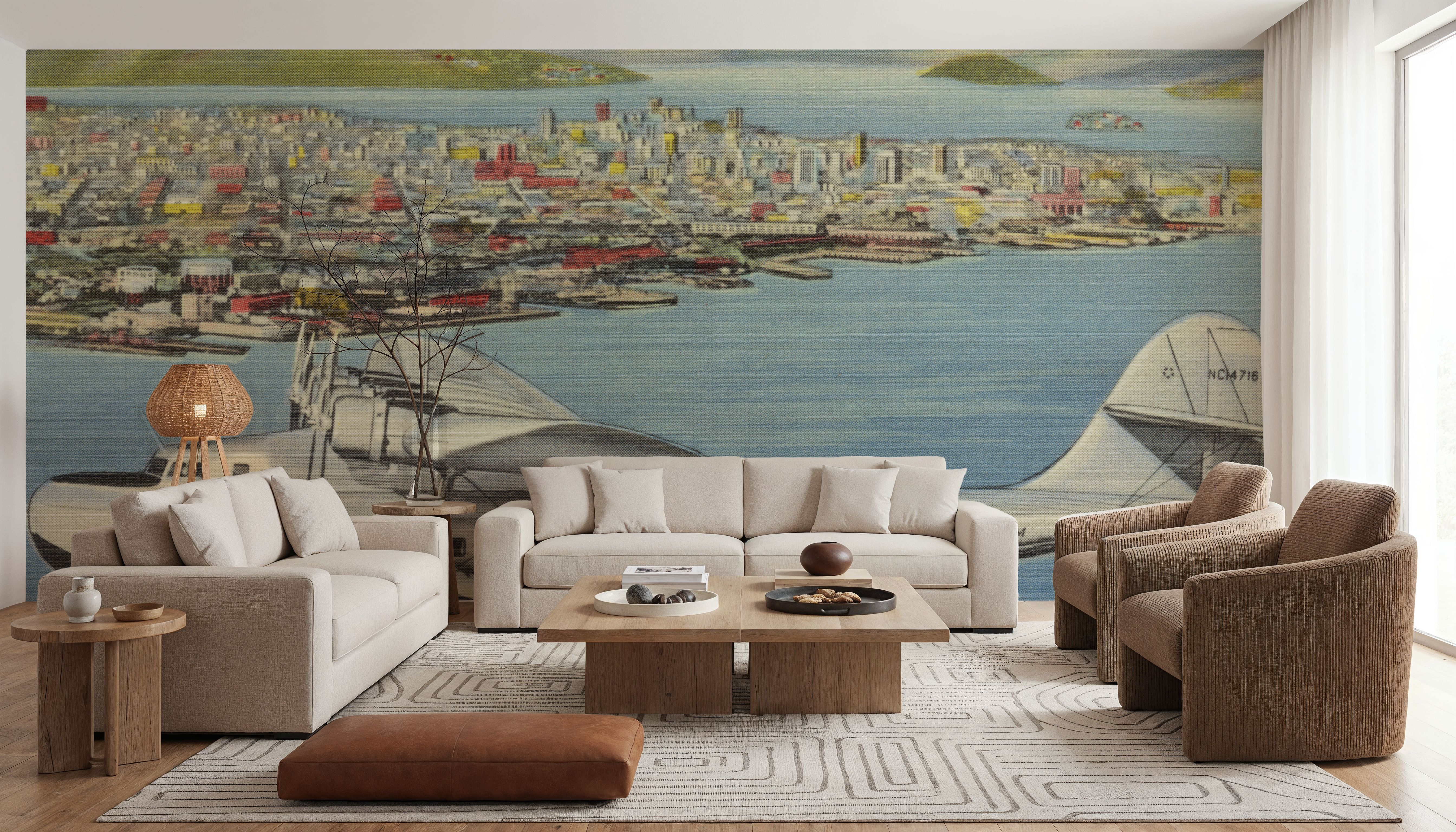 Greetings from PanAm - Screenprint Postcard