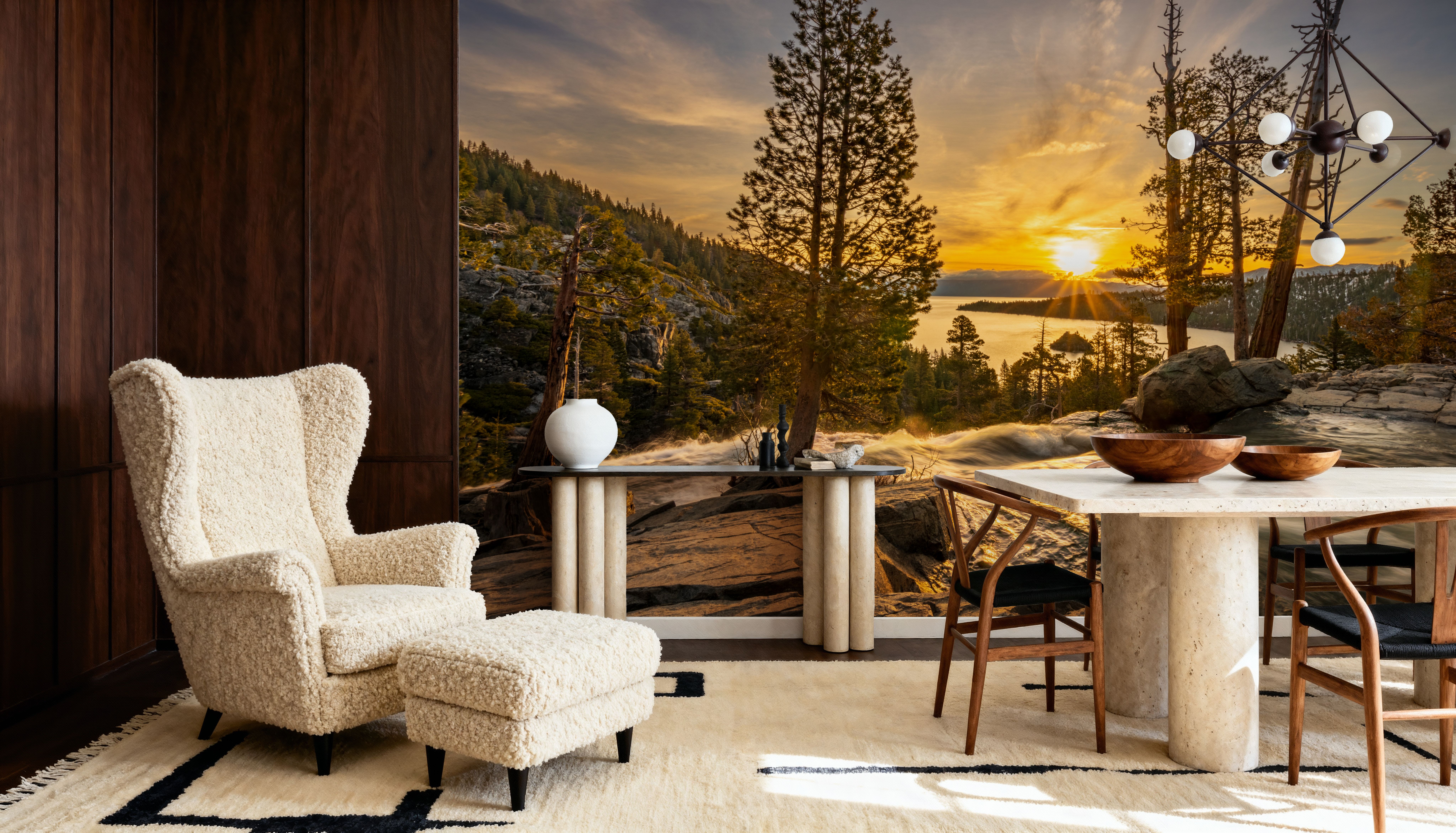 Snow Melting at Lake Tahoe