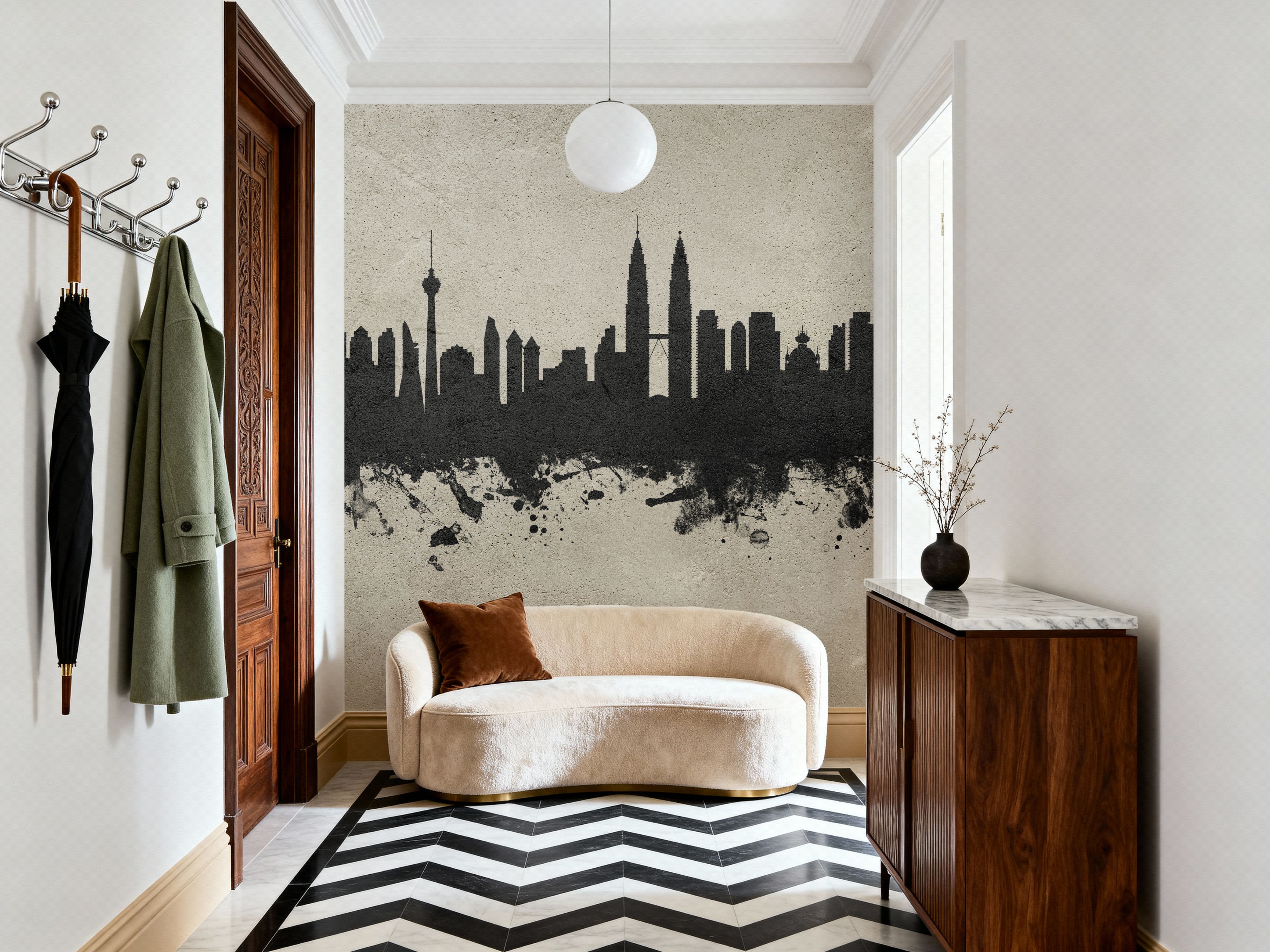 Kuala Lumpur Skyline Concrete