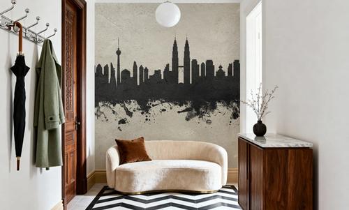 Kuala Lumpur Skyline Concrete