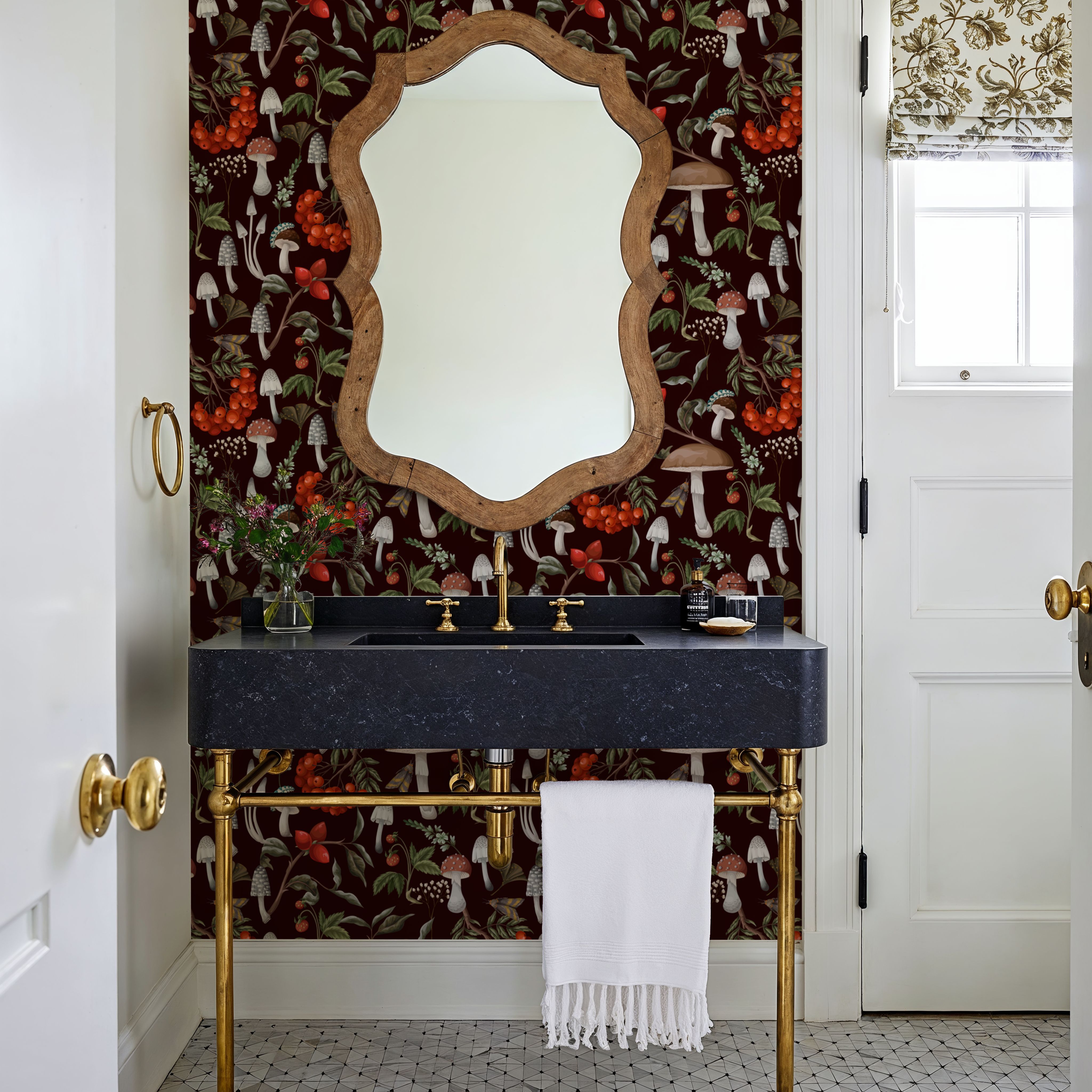 Forest Finds with Berries, Midnight