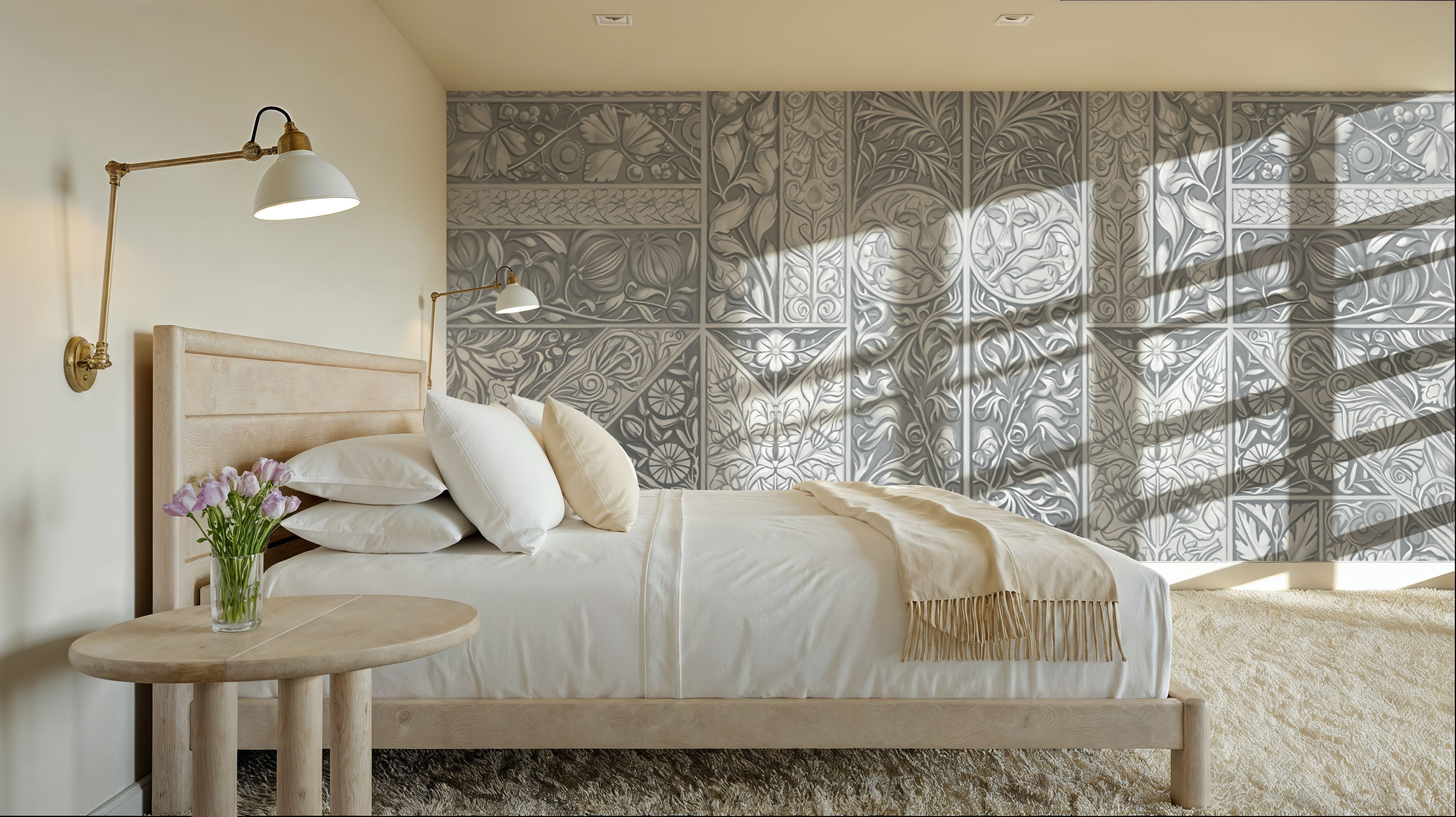 Flower Collection, Gray