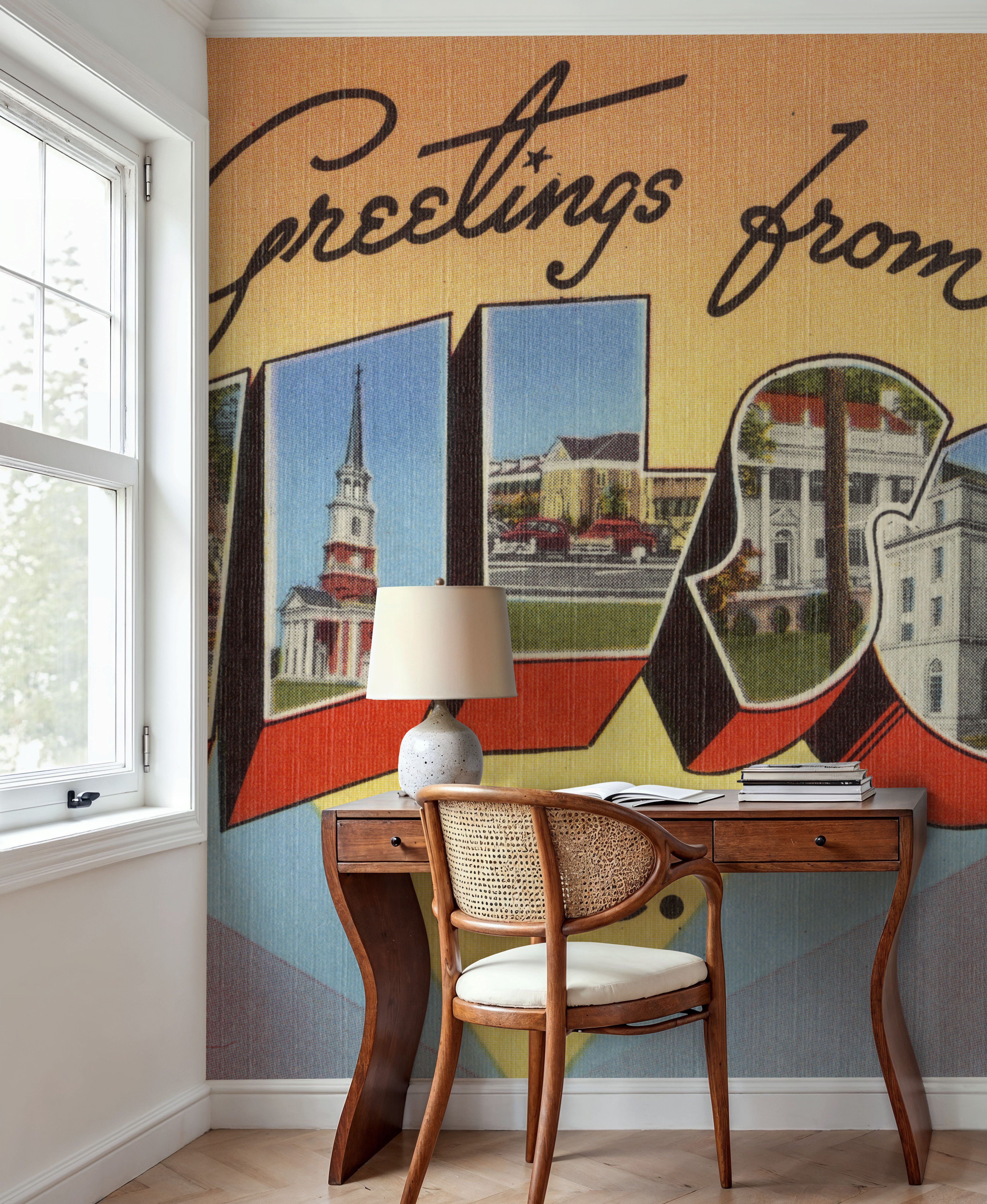 Greetings from Wilson - Screenprint Postcard