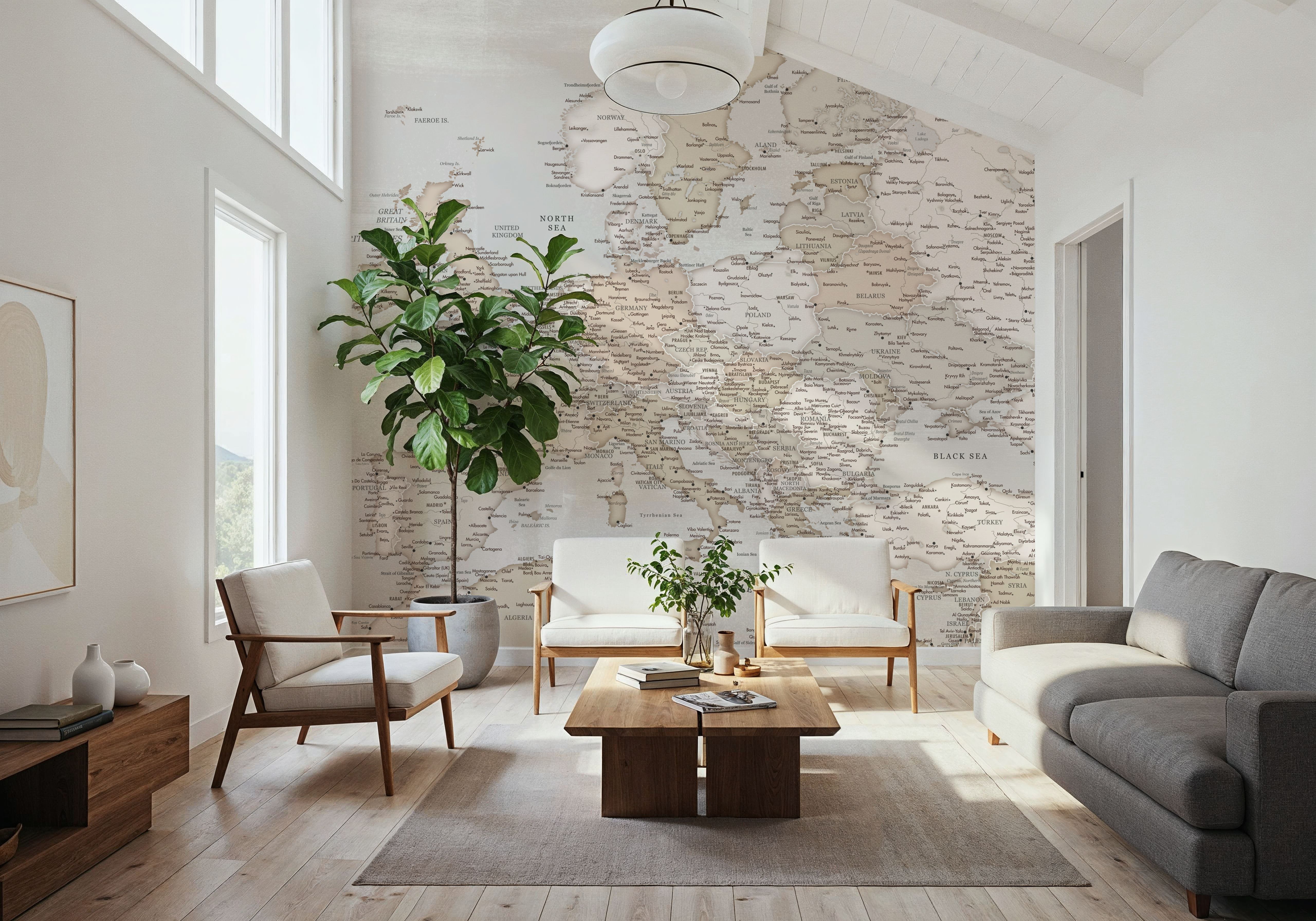 Europe Map Detailed - Lucille