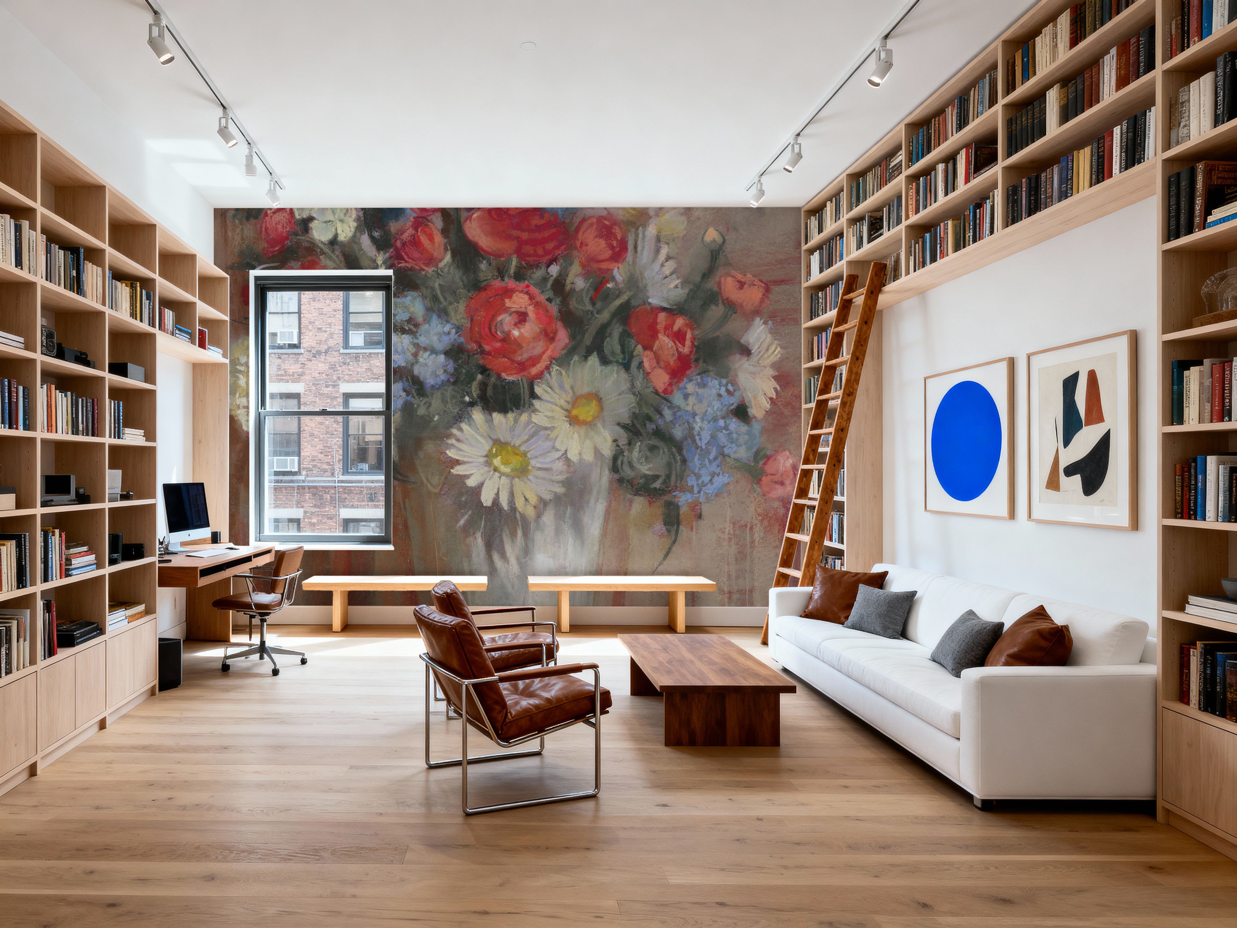 Vase of Flowers Patriotic