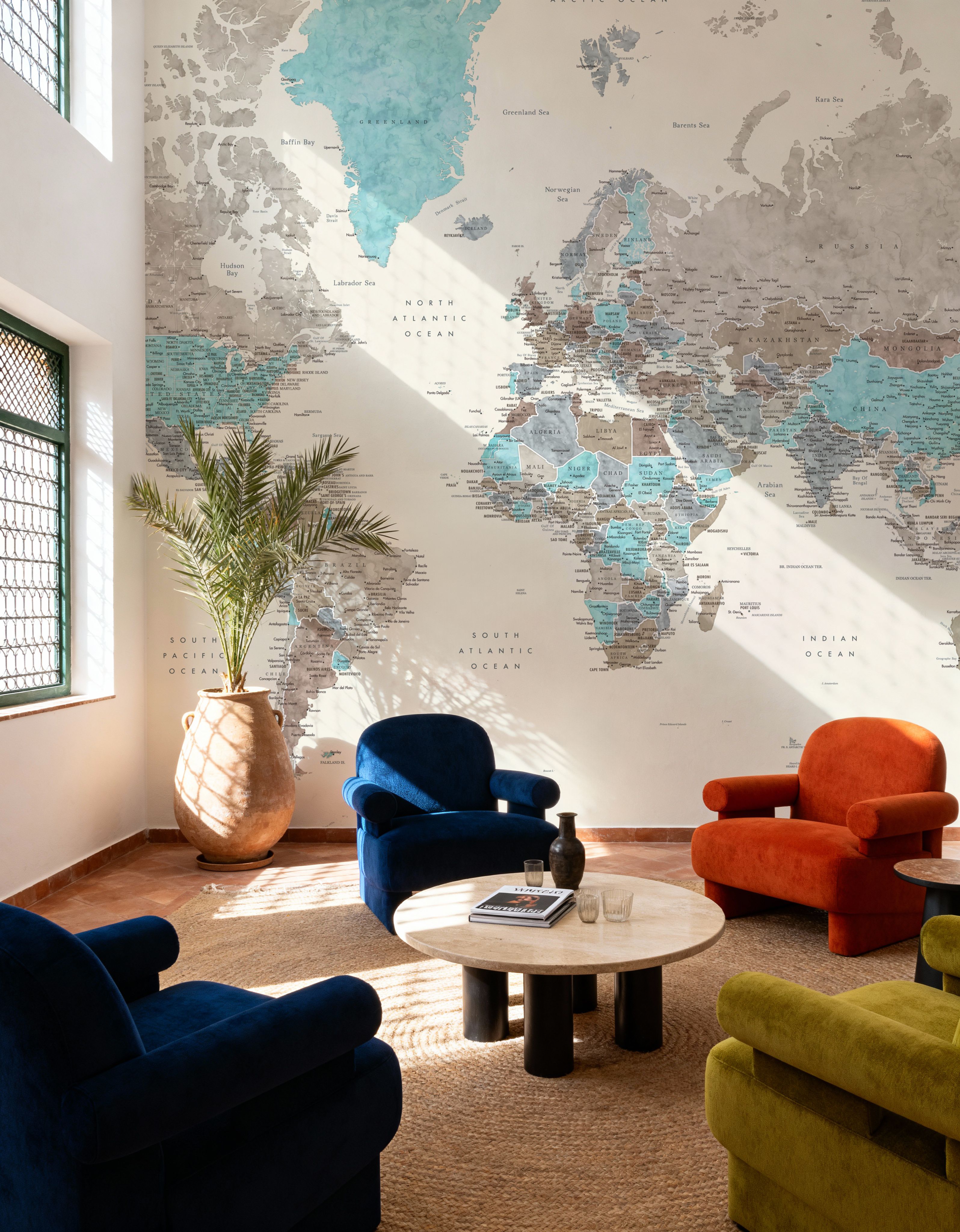 World Map Cities - Romi