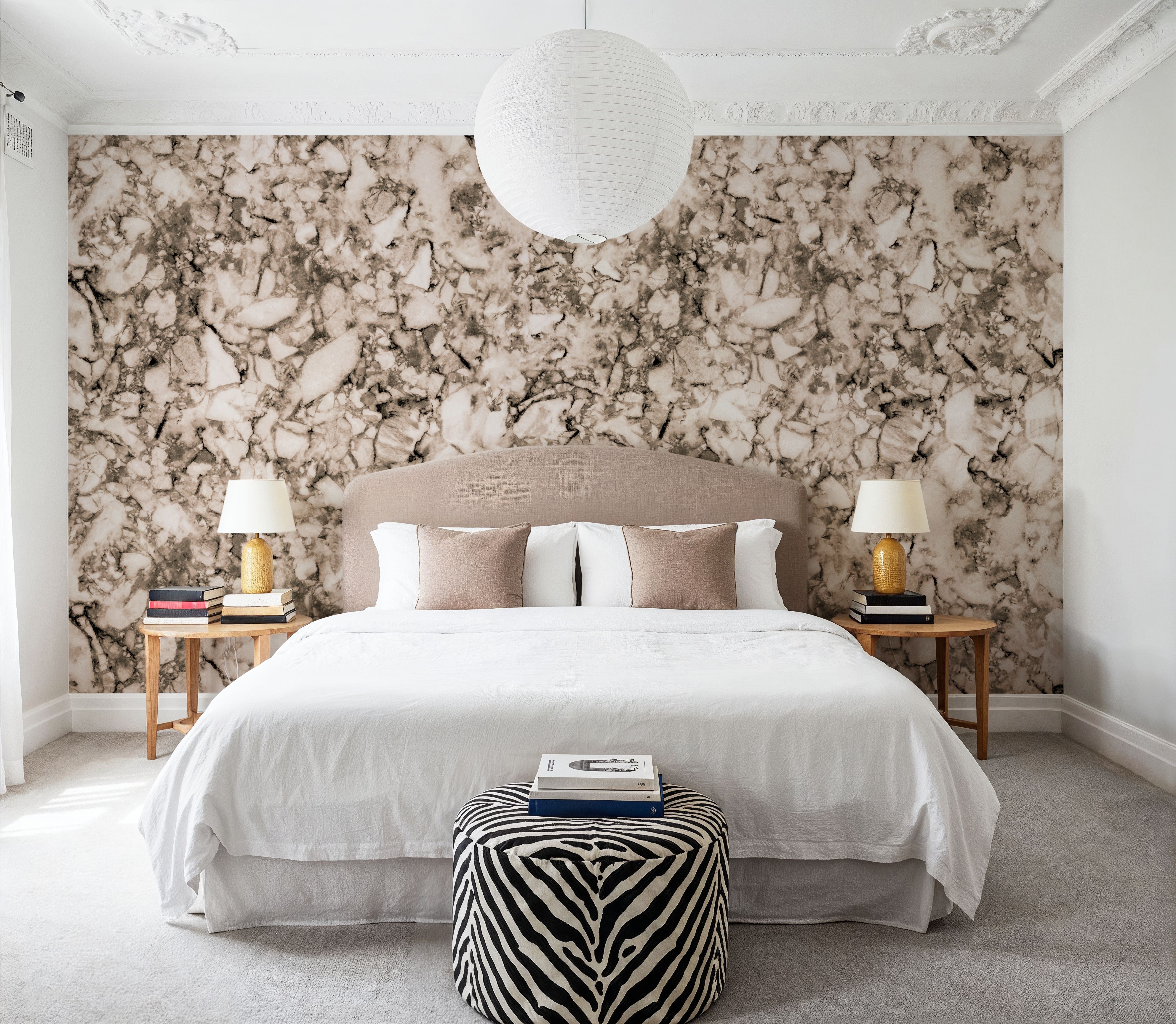 Statement Marble, Beige