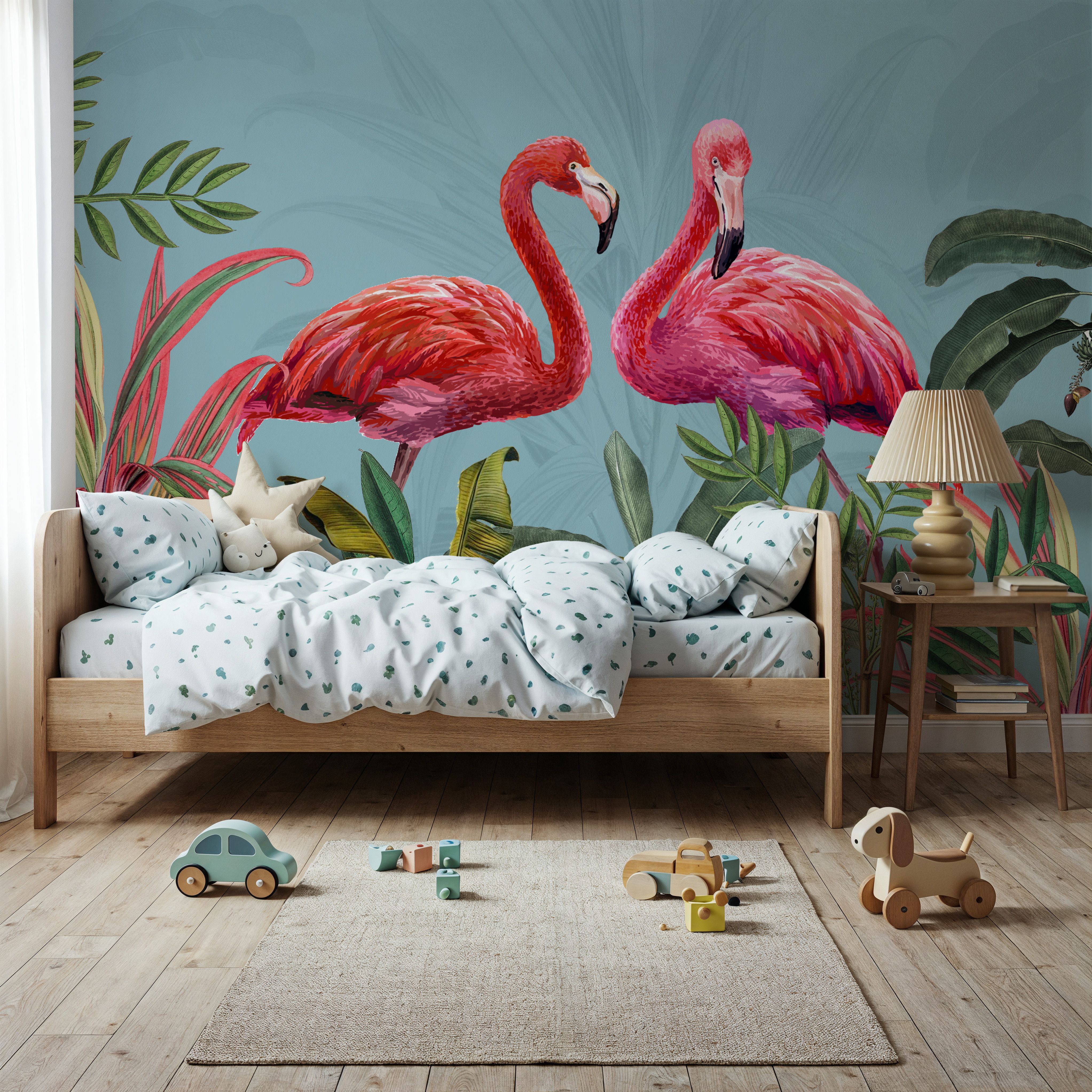 Shy Flamingos