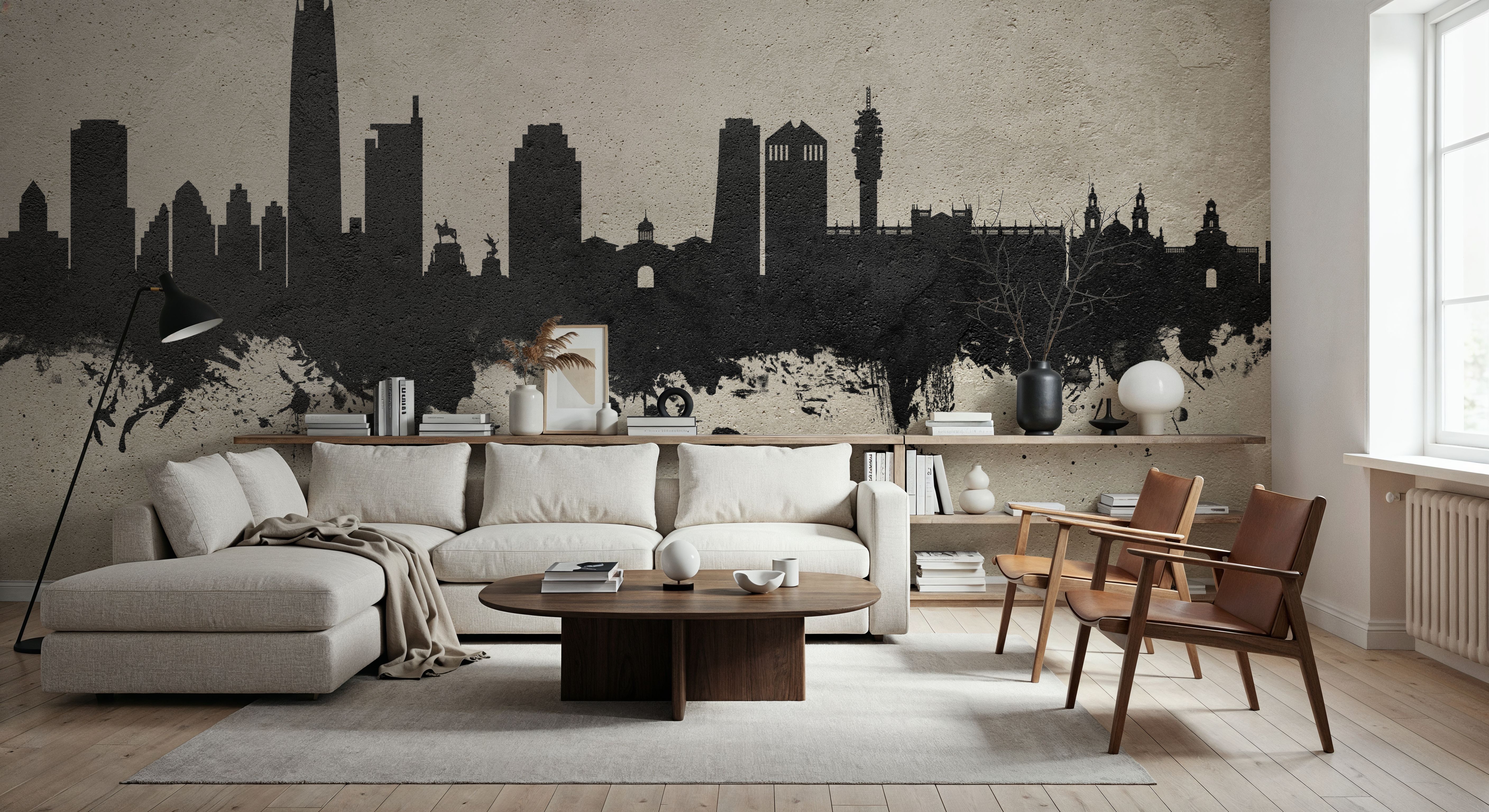 Santiago de Chile Skyline Concrete, Wallpaper