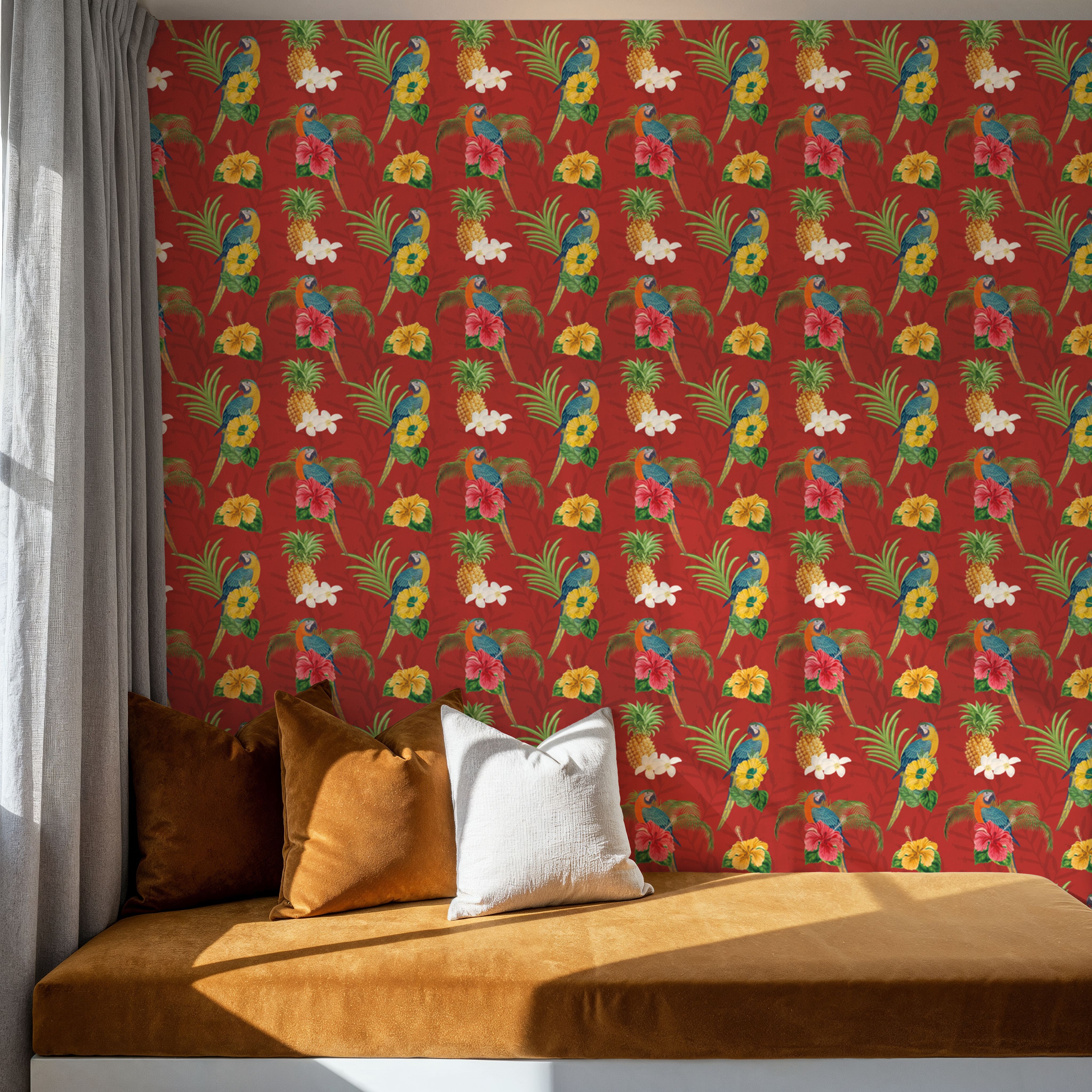 Parrot Paradise Red