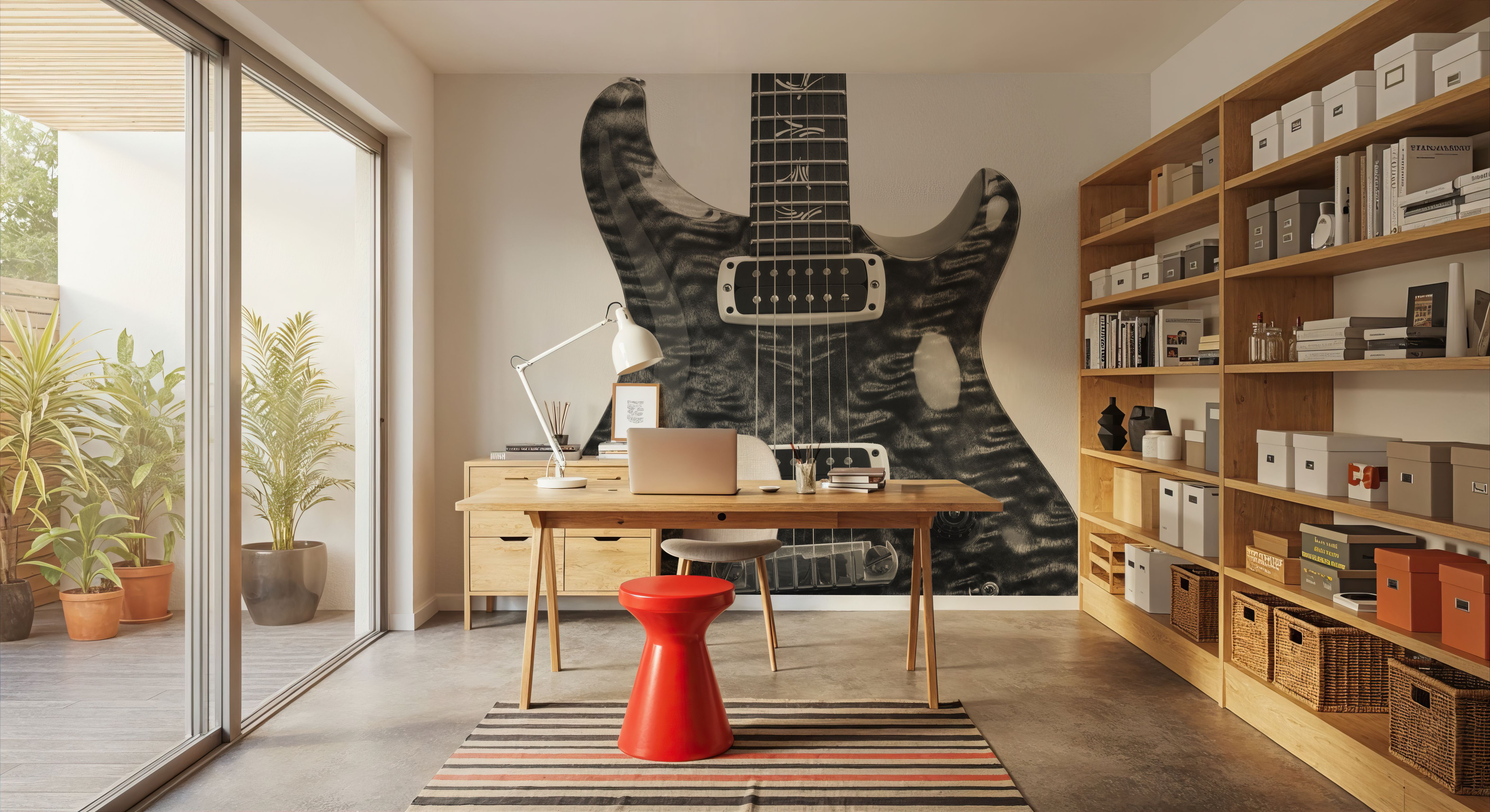 Guitar I, Papier peint