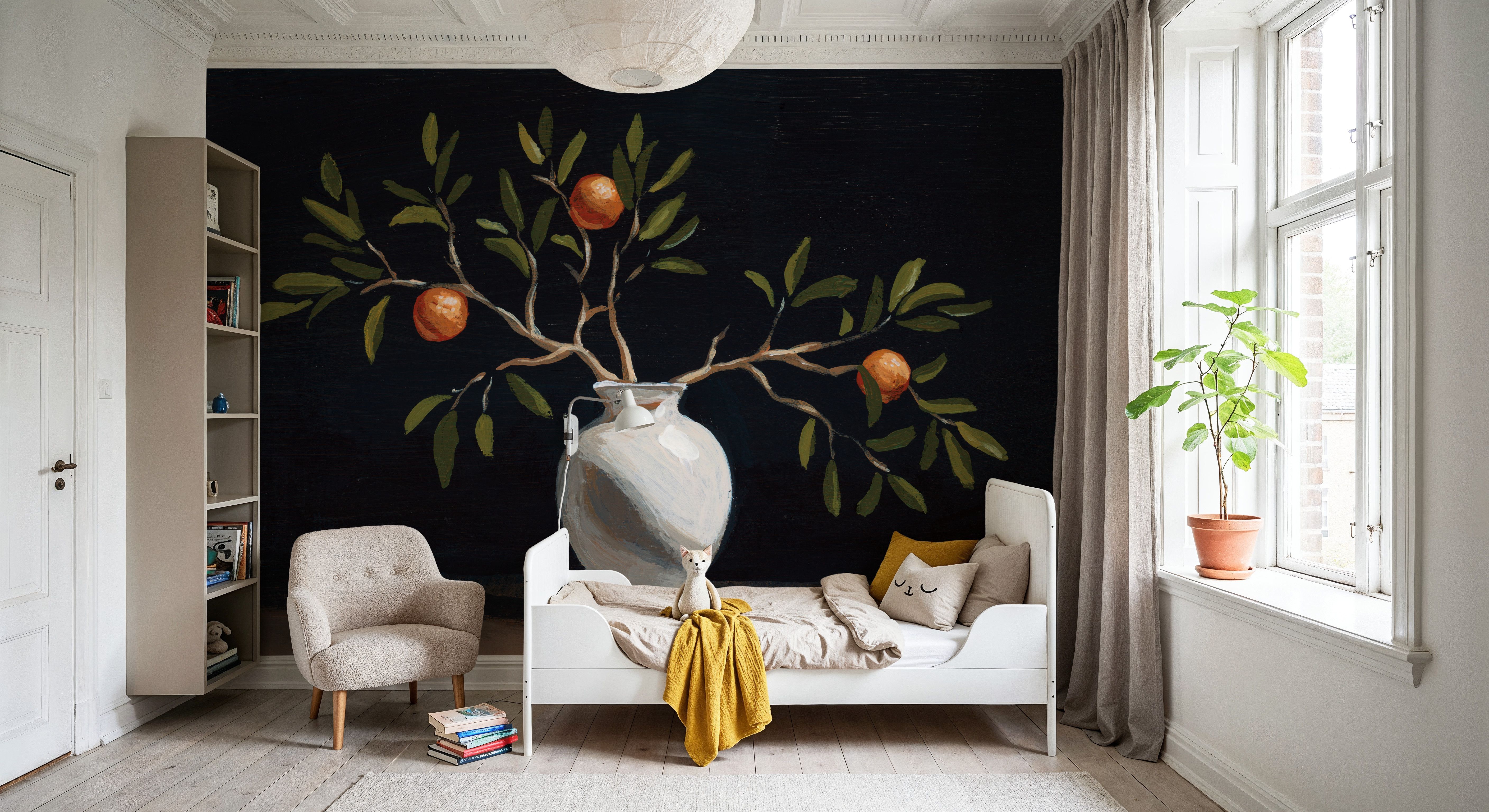 Orange Branches Still Life