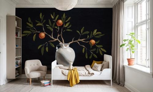 Orange Branches Still Life