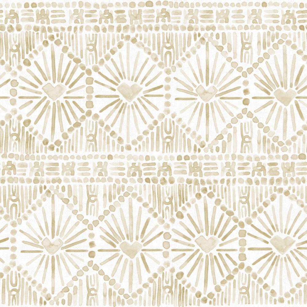 Paradise Fountain Beige on White