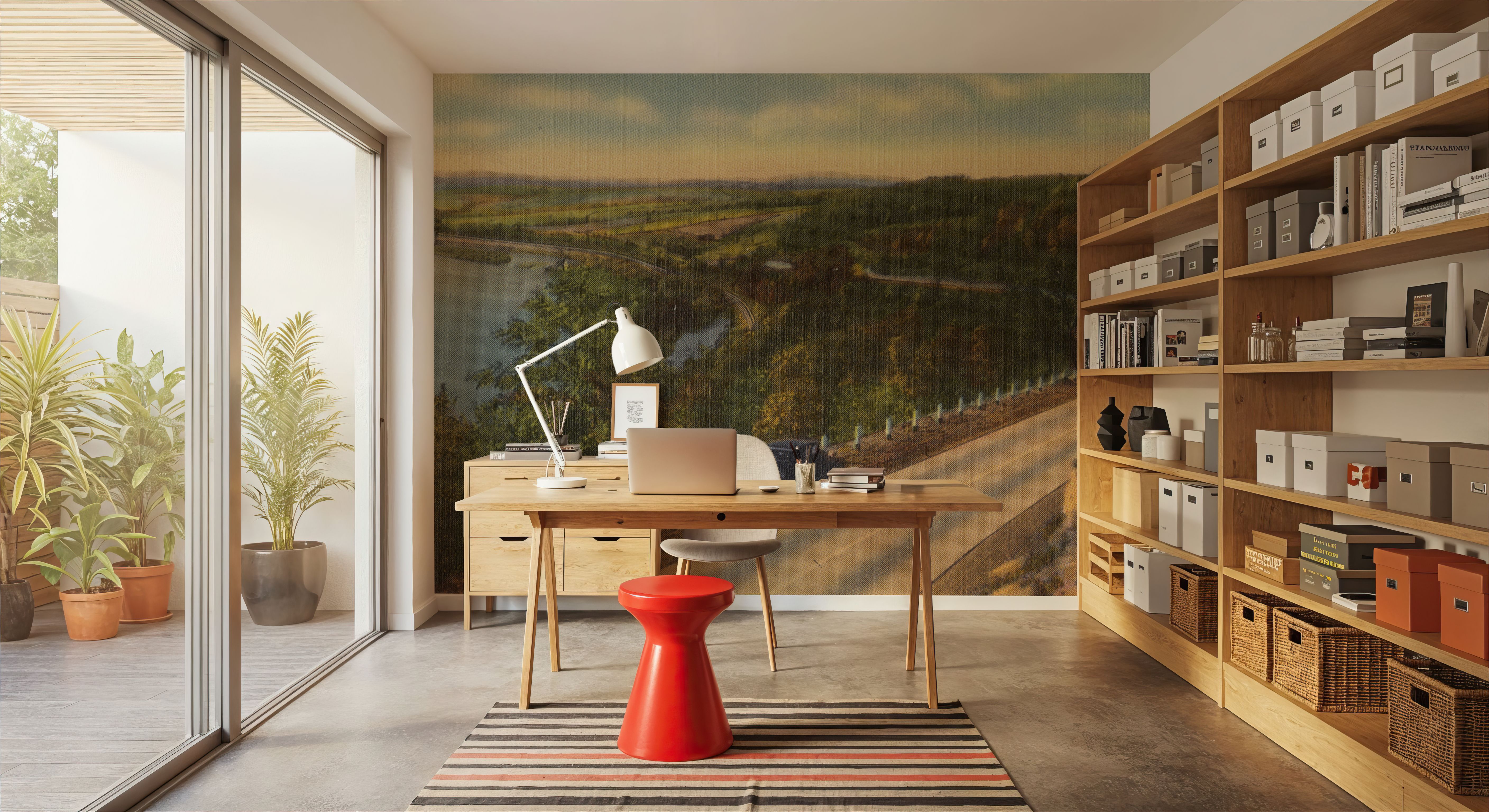 Sullivan Trail - Screenprint Postcard, Behang