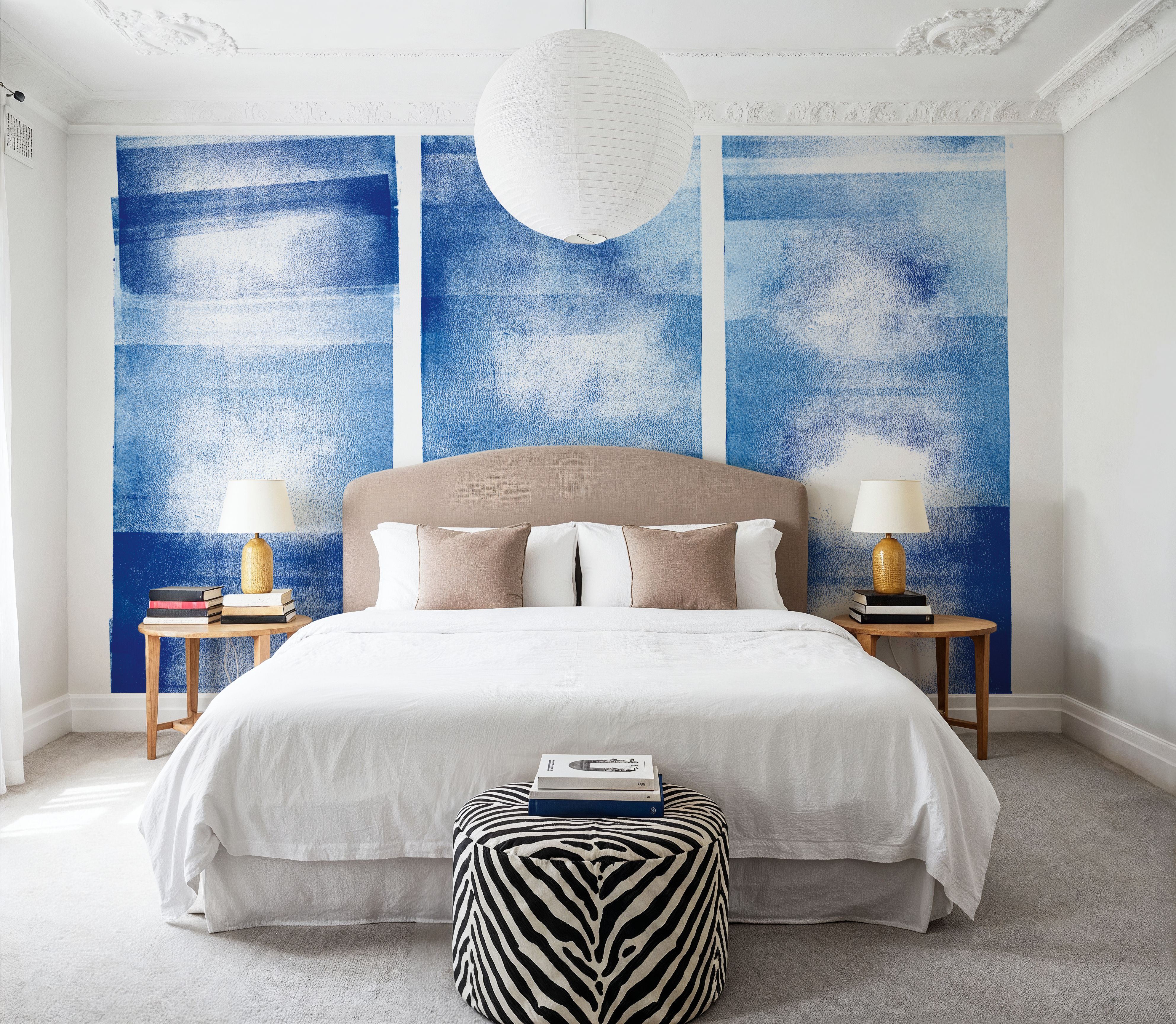 Blue Geometric Abstract