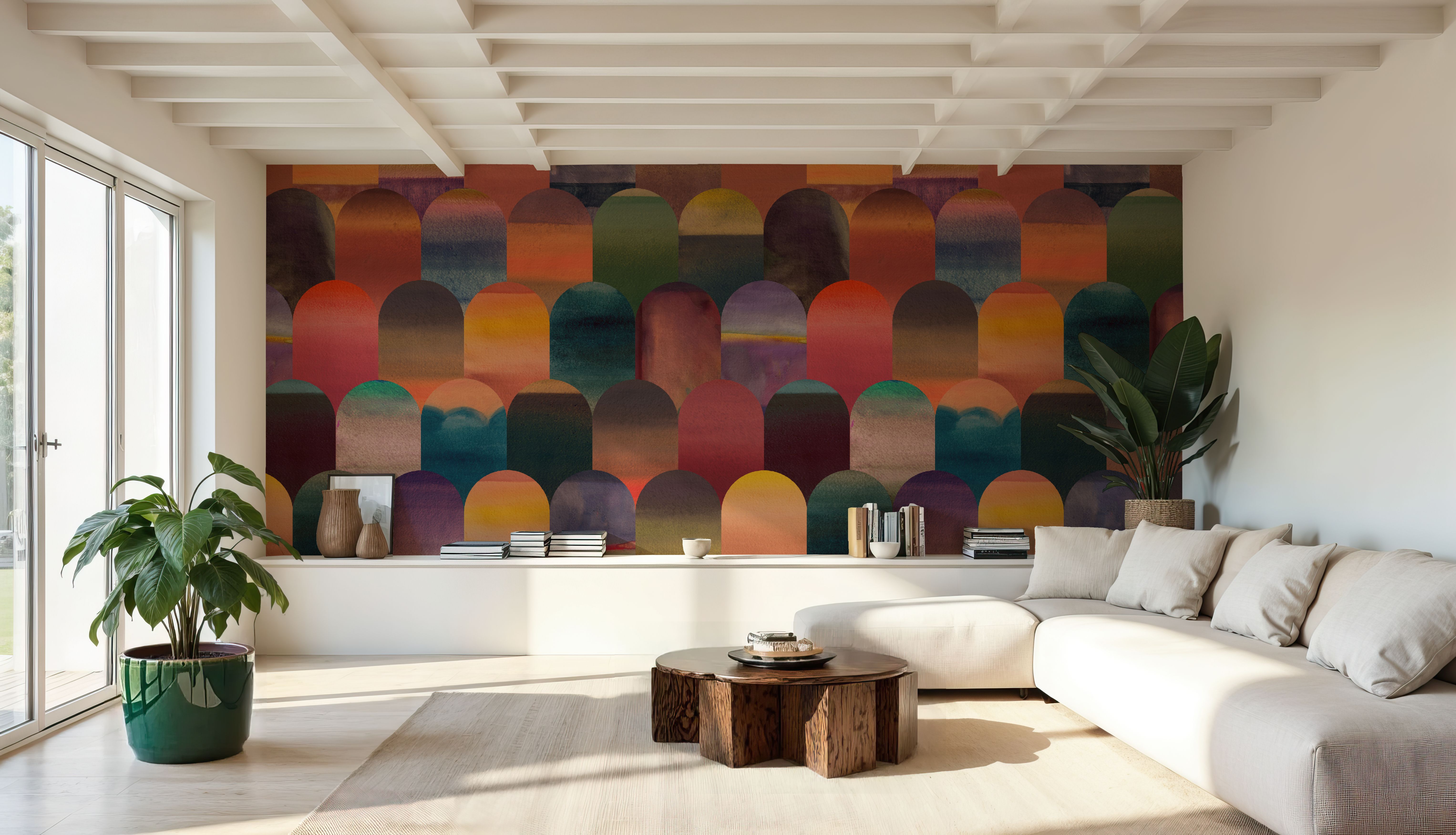 Arc Drops, Moody, Papel de parede