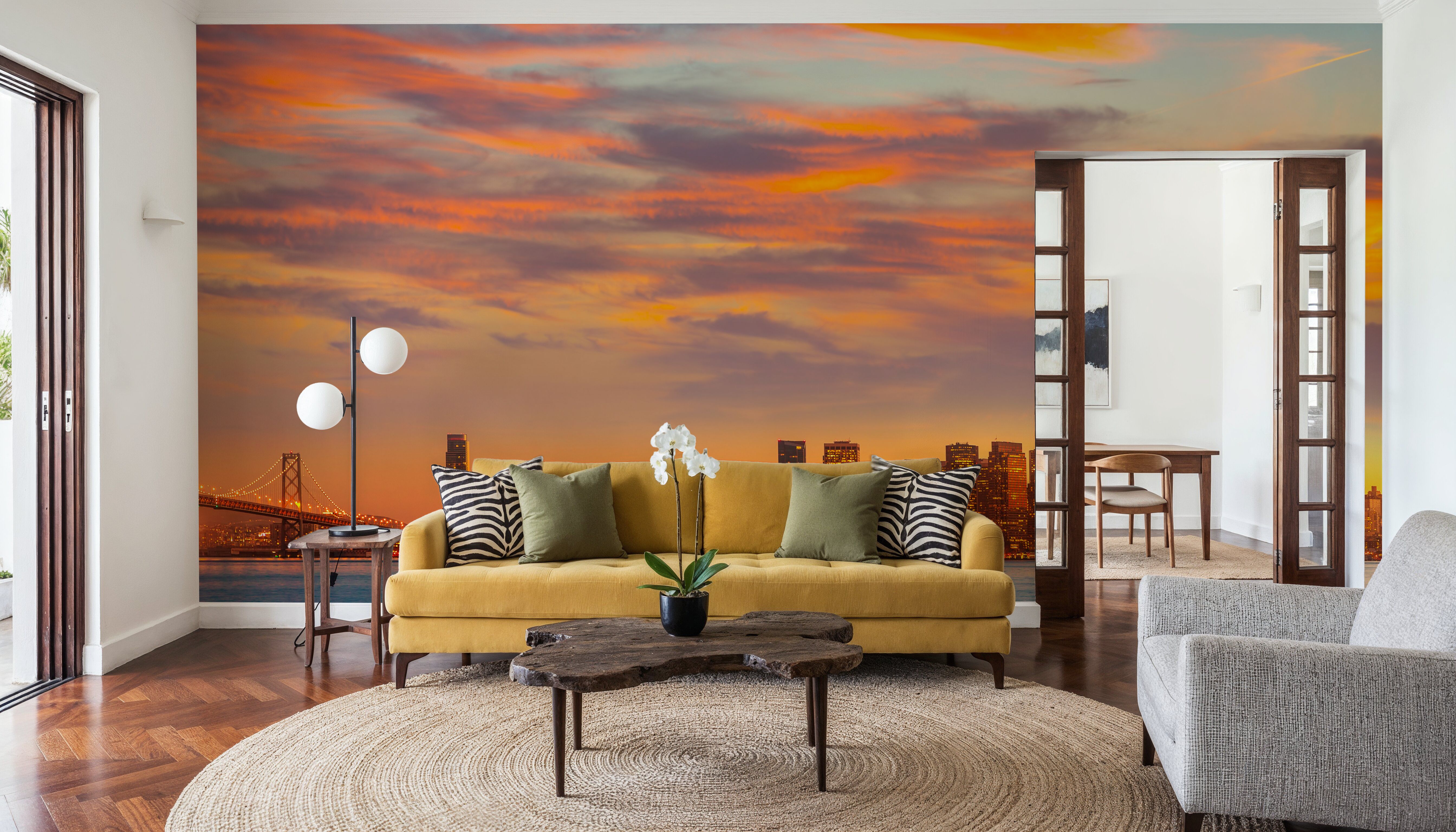 Bay Sunset, Papier peint