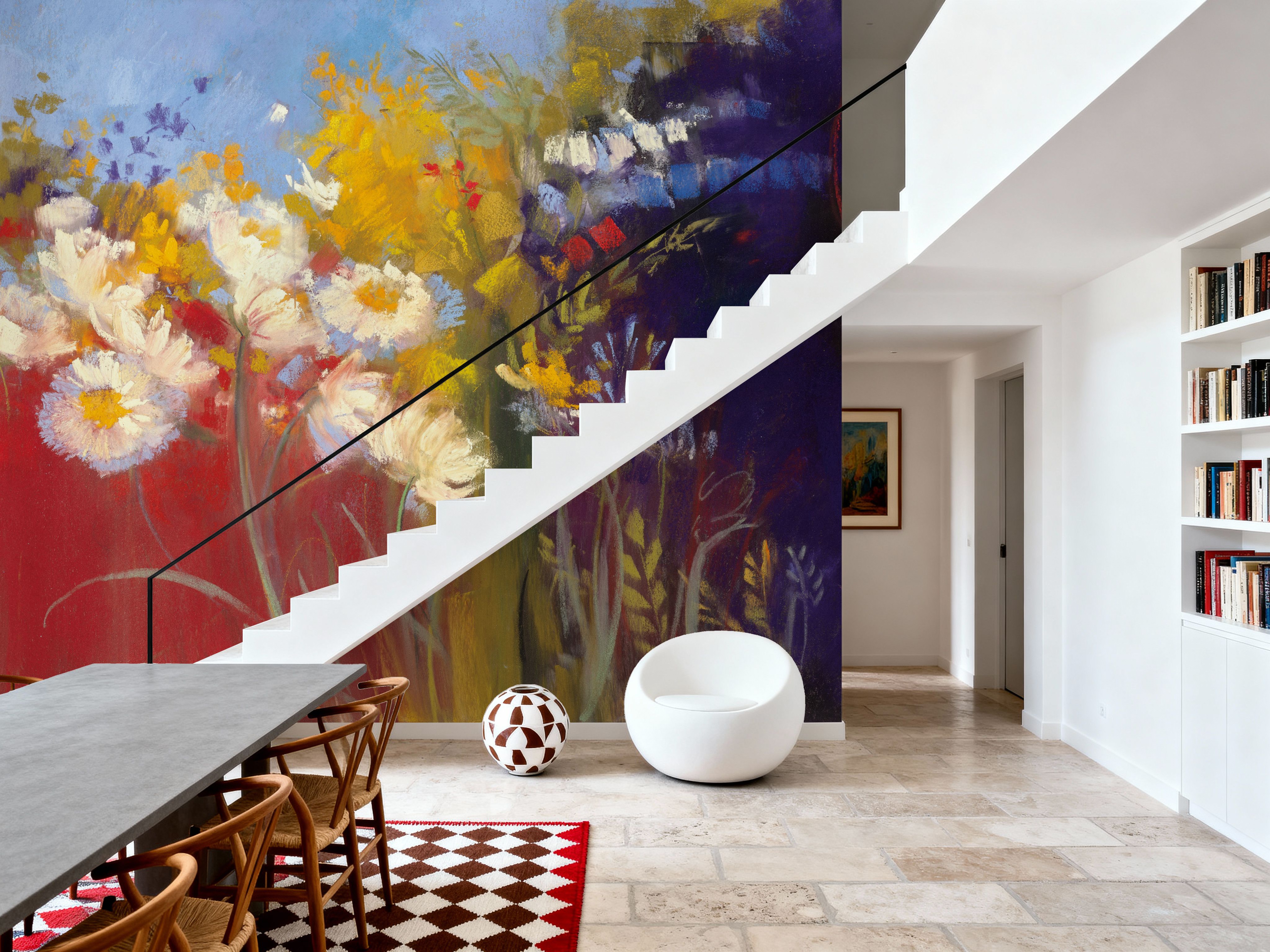 Contemporary Meadow Red
