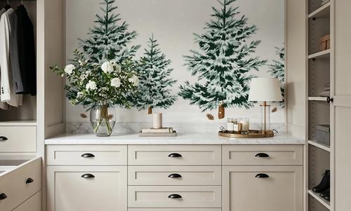 Snowy Spruce Trees