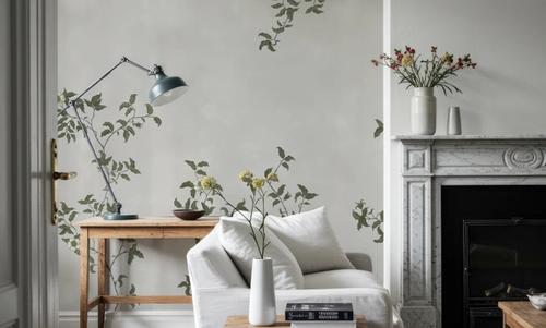 Rambling Rose, Ivory on Cloud