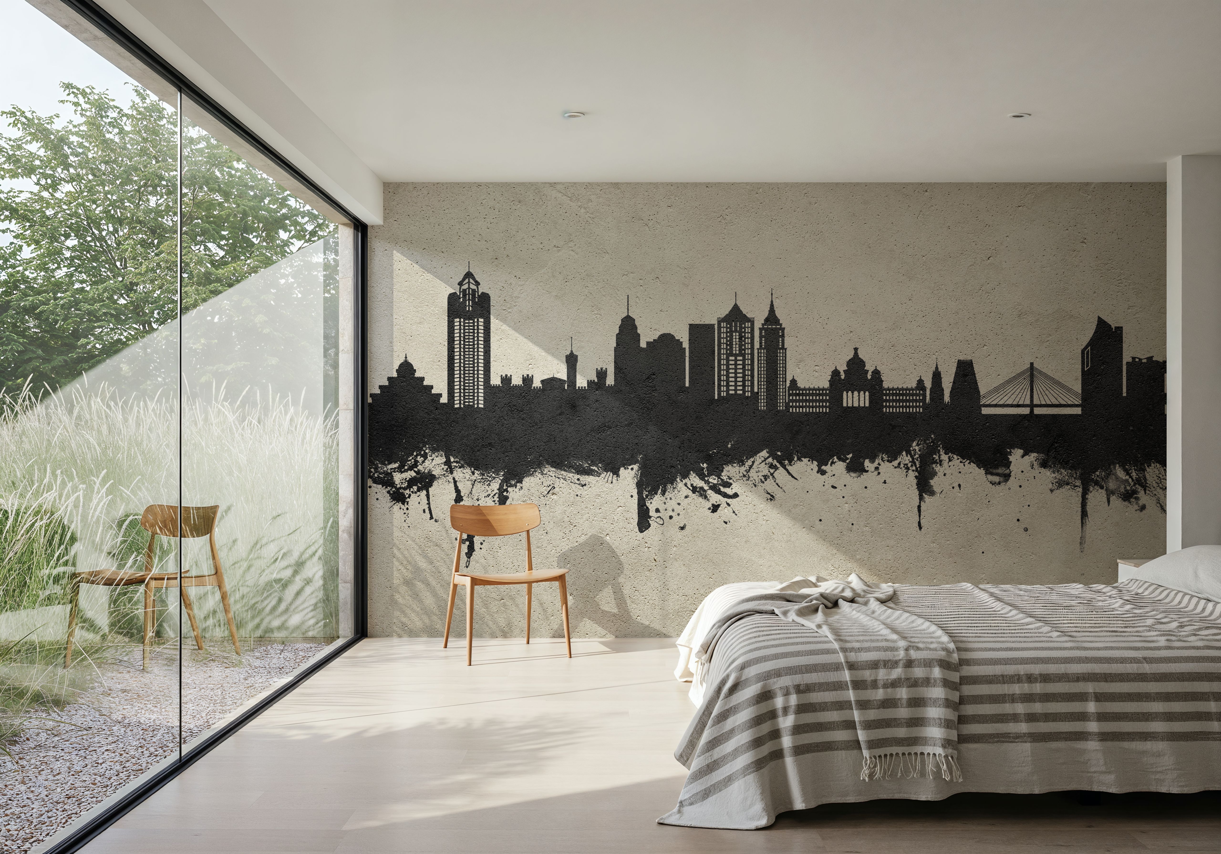 Bengaluru India Skyline Concrete, Wallpaper