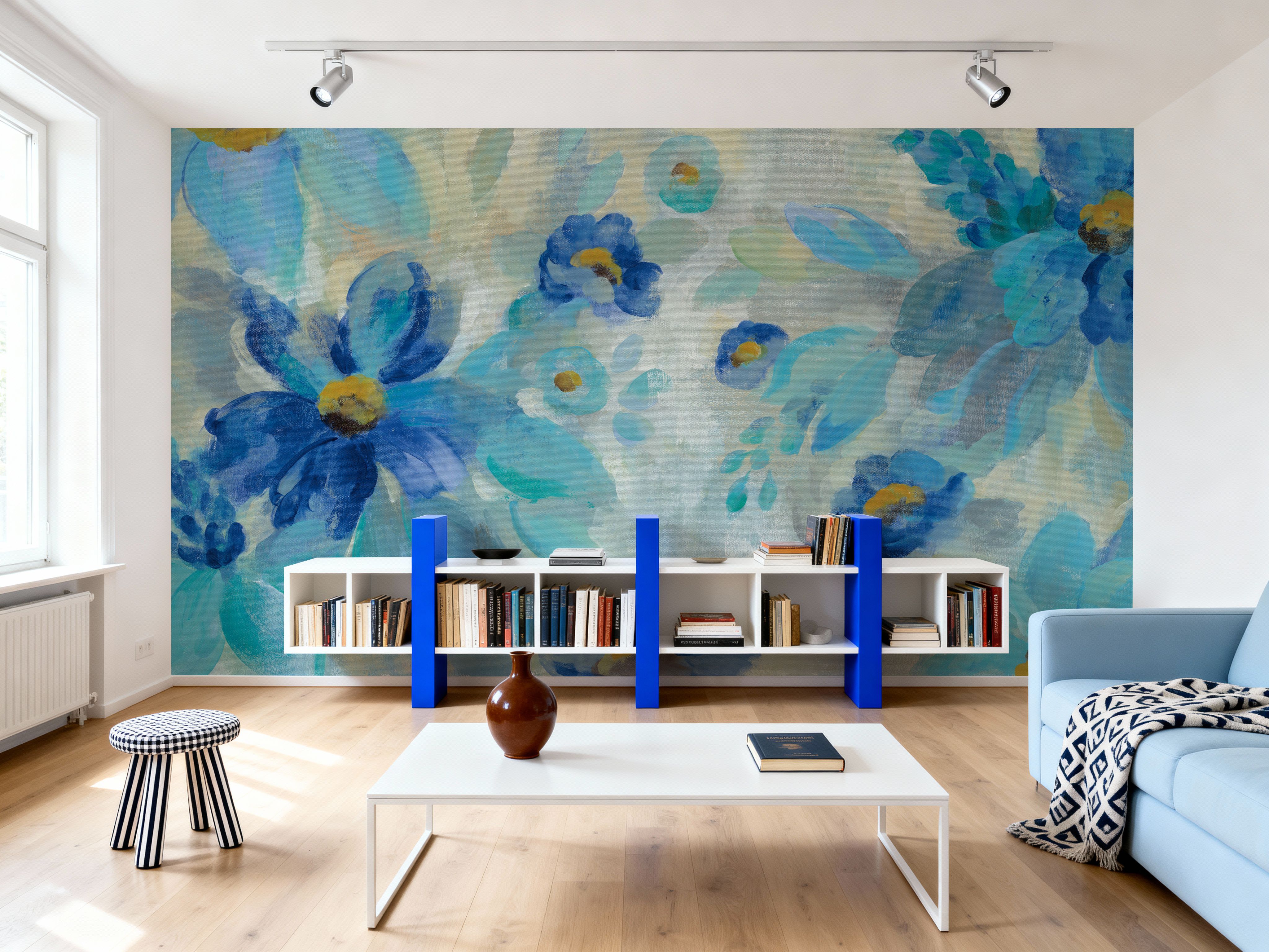 Blue Flowers Whisper I