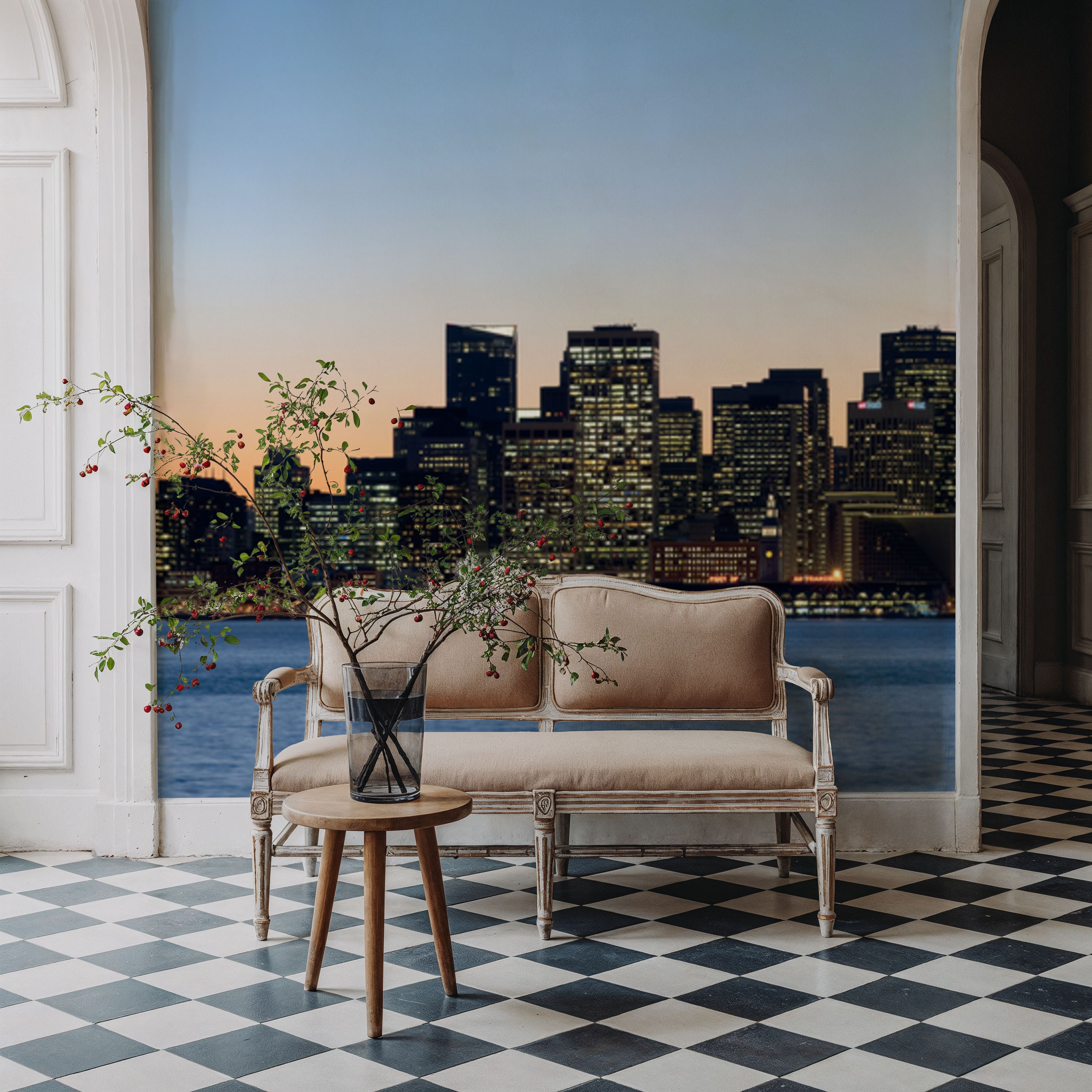 Twilight Harbor Bridge