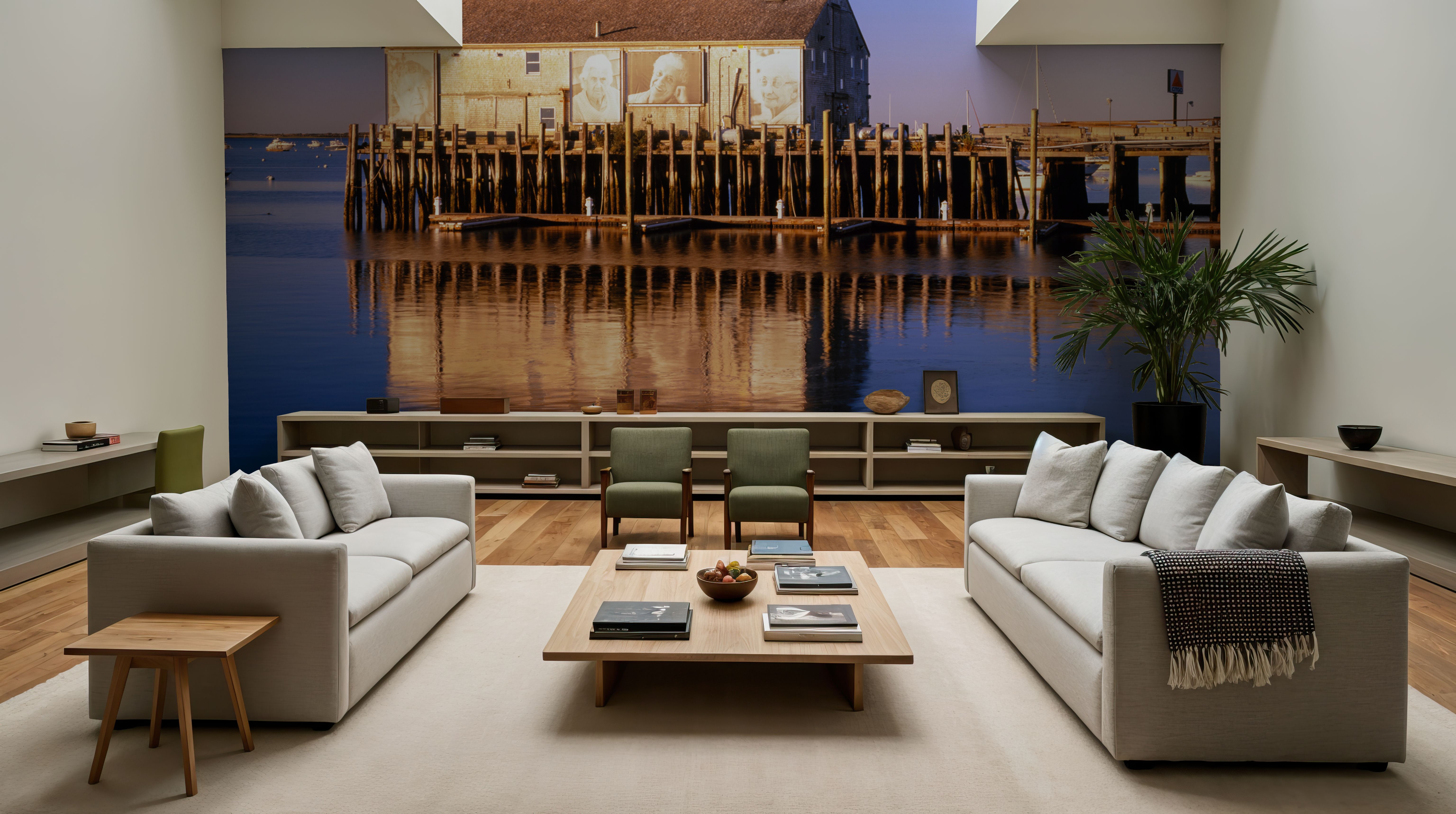 Harbor Reflection, Wallpaper