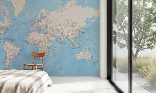 World Map Cities - Benning