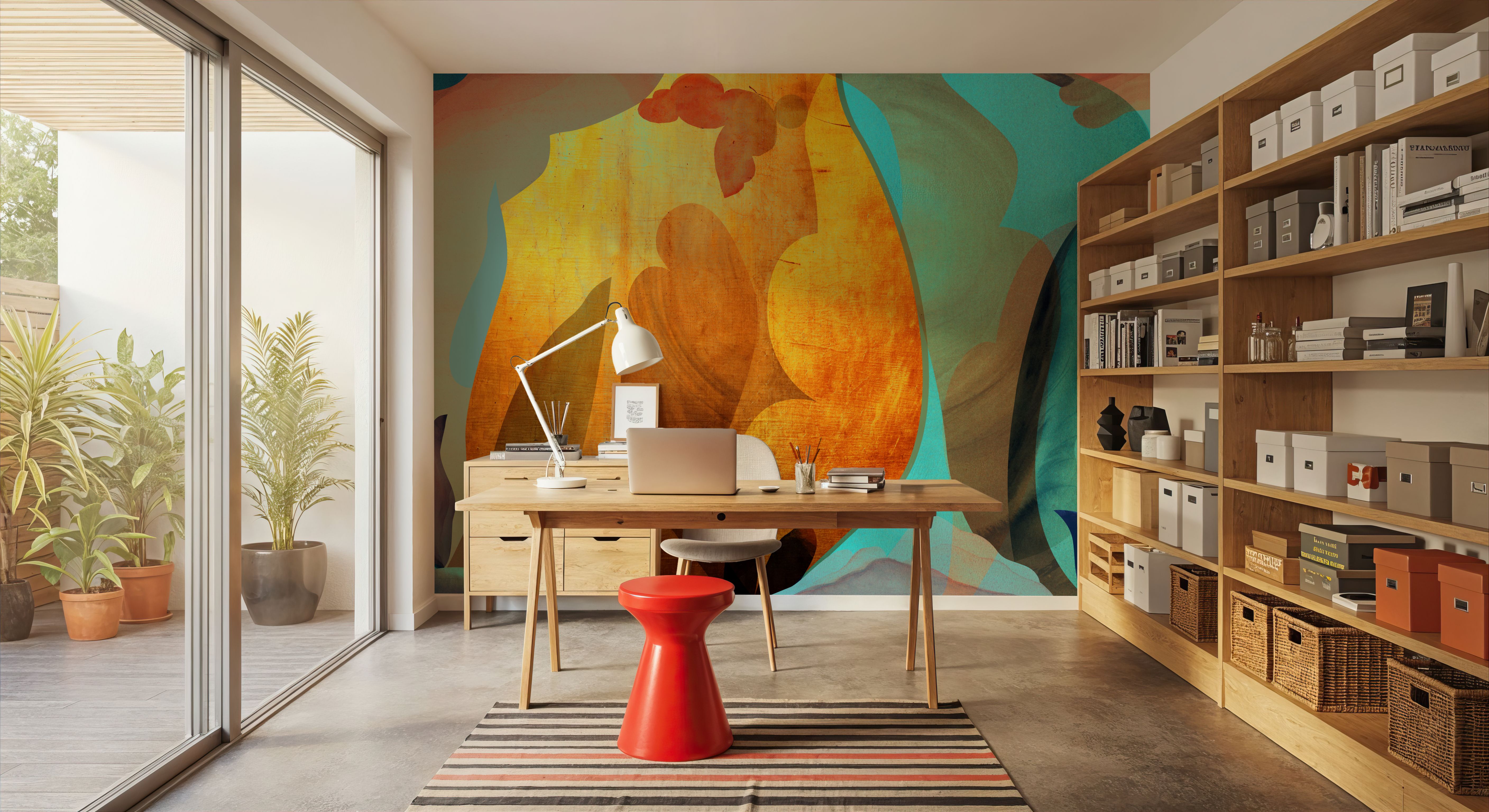 Abstract Fun, Turquoise