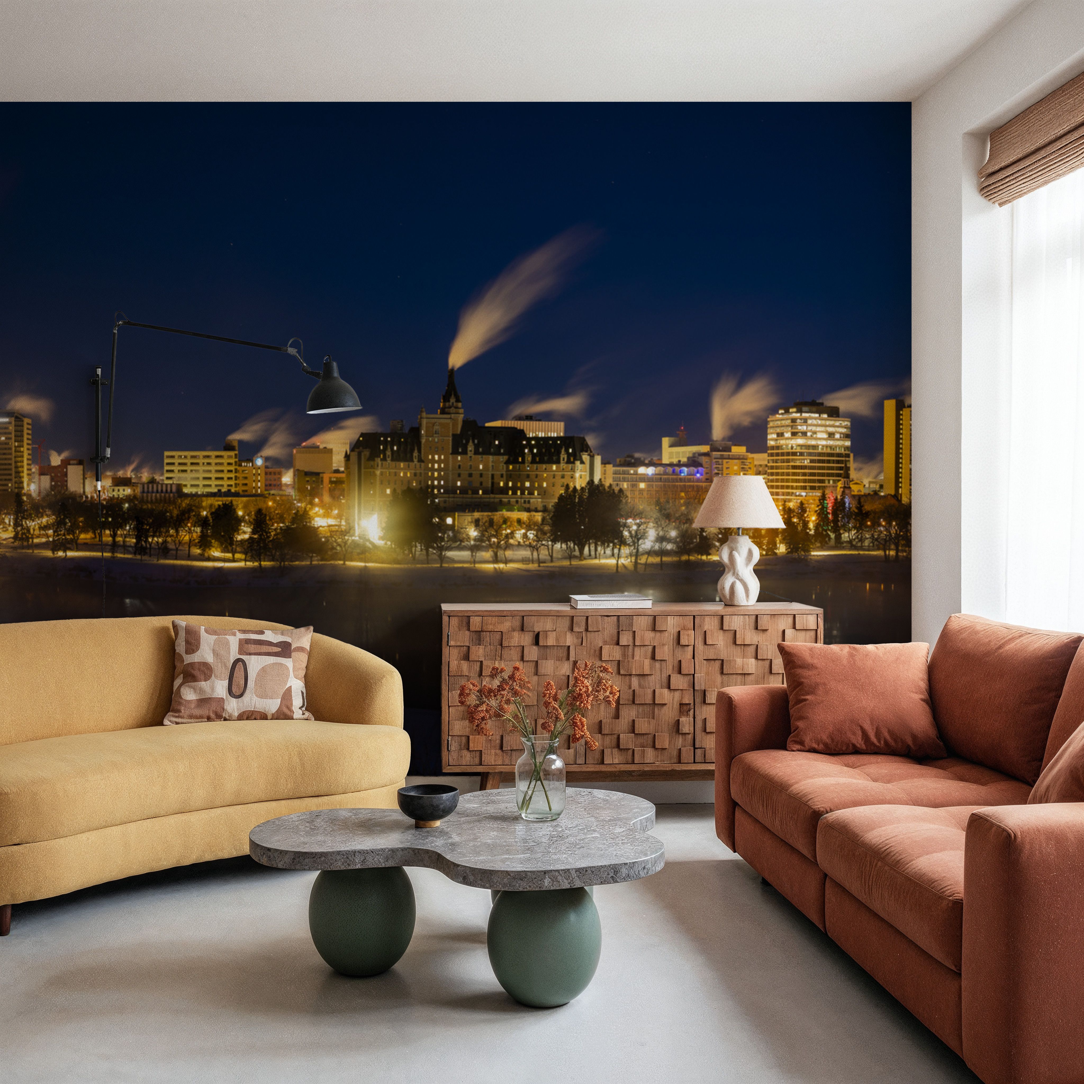 Saskatoon Skyline at Night