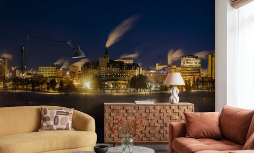 Saskatoon Skyline at Night