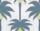 Graphic Palms, Teal