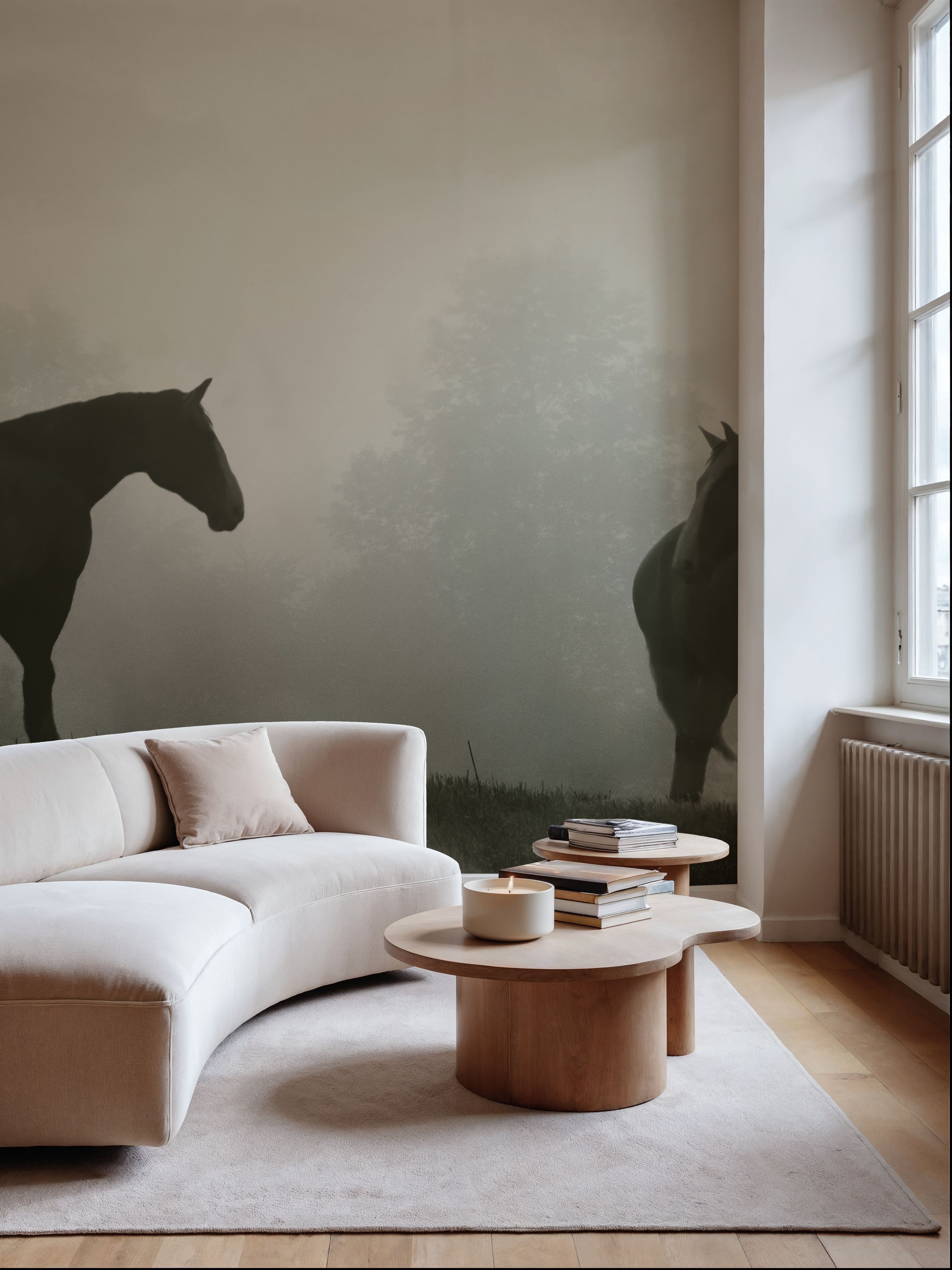 Morning Meadow Horses IV