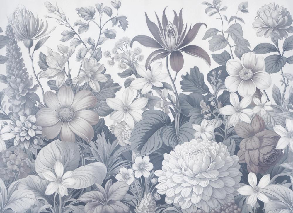 Dahlia Days, Ice Blue