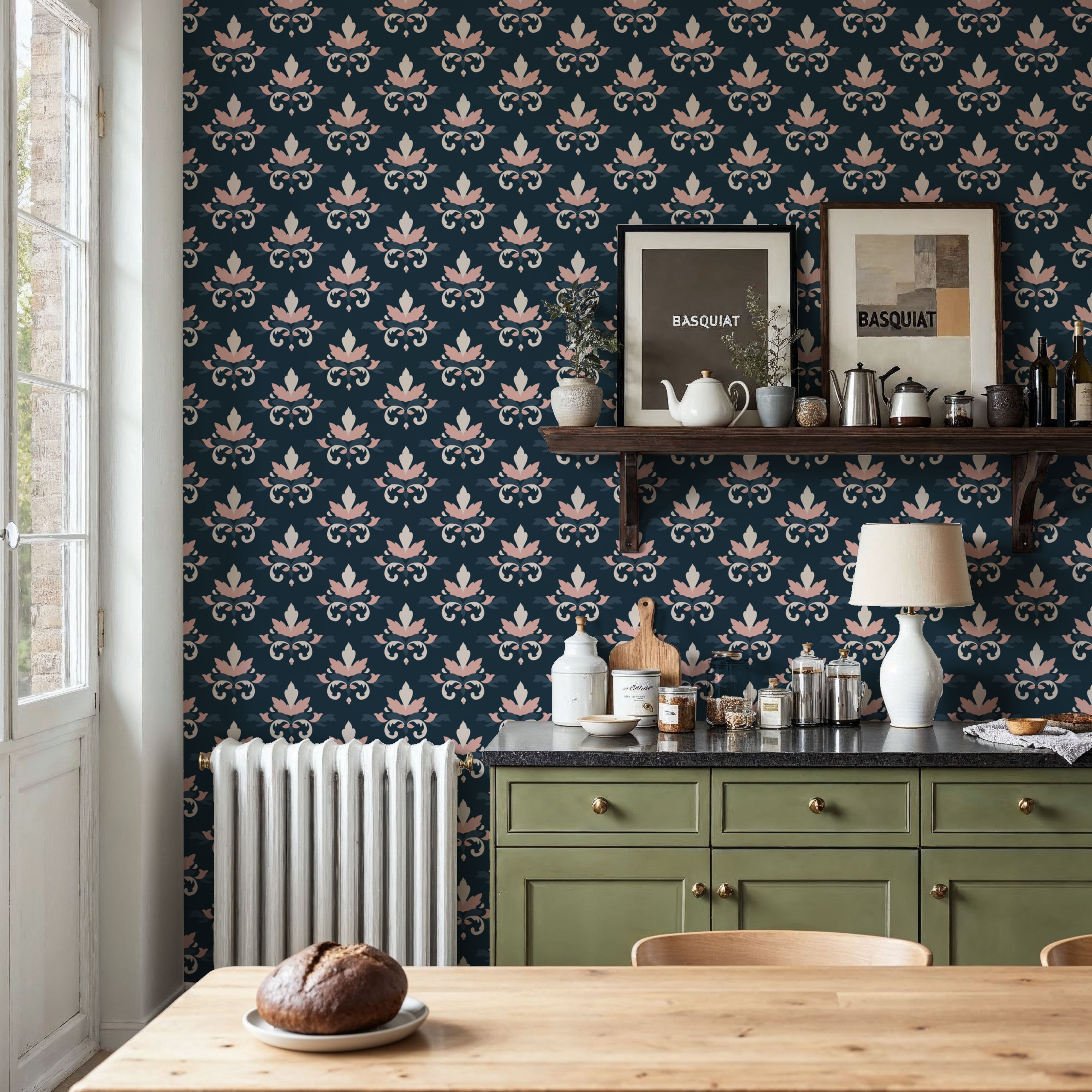 Heritage Blooms, Papier peint