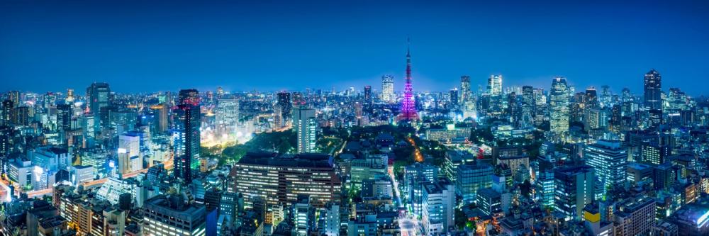 Tokyo Skyline Night