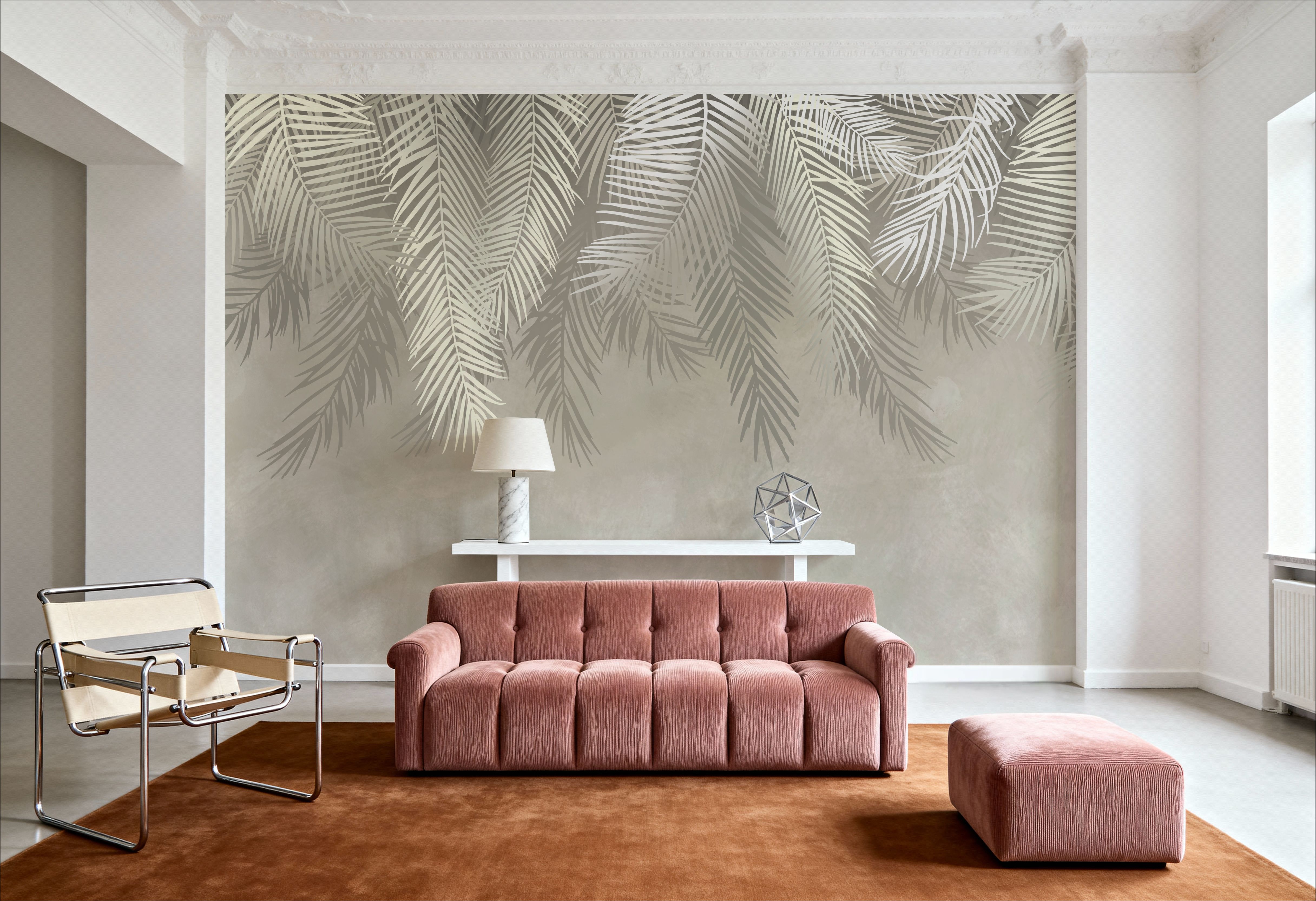 Palms Above, Papier peint