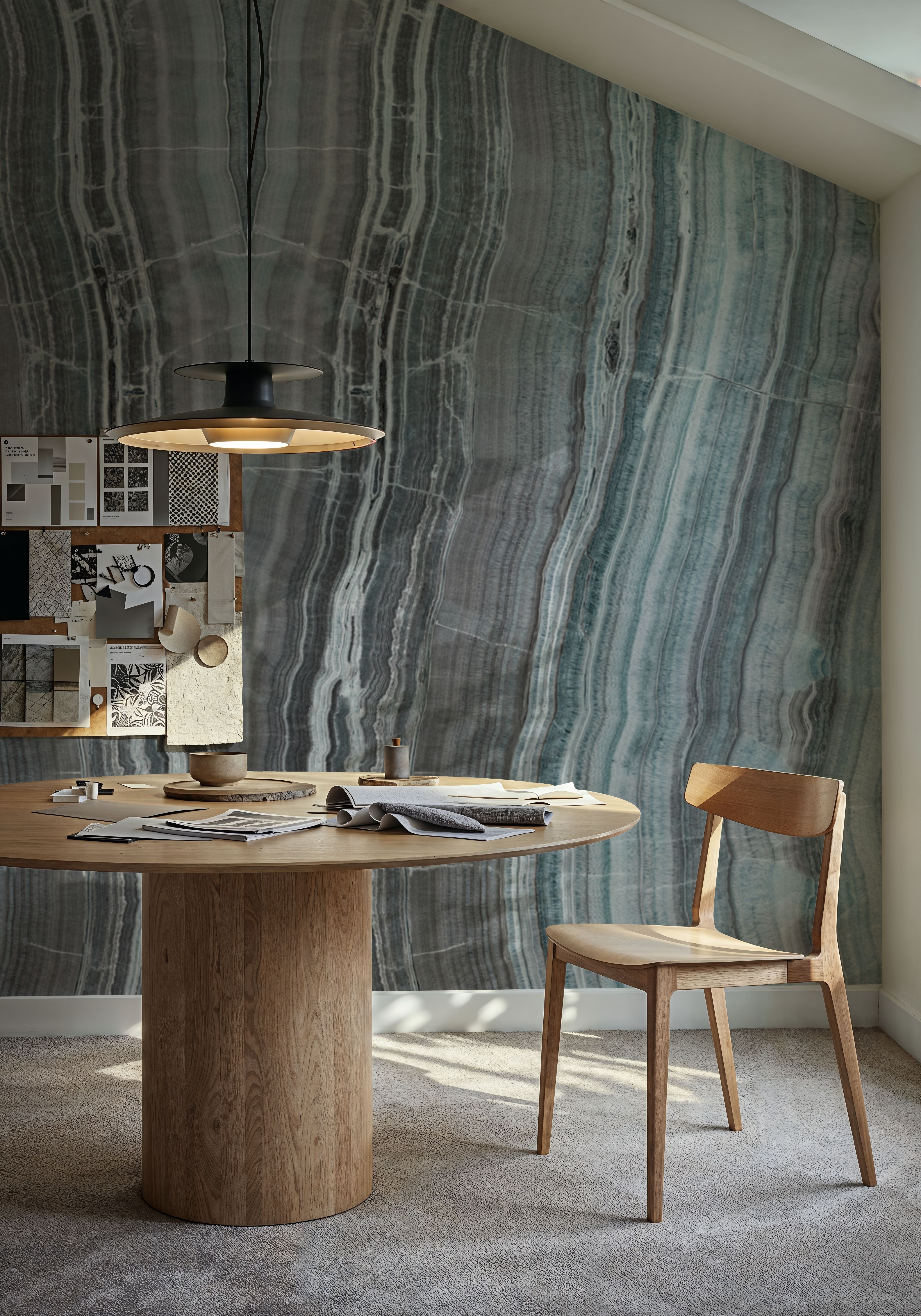 Onyx Mirage Bookmatched, Teal