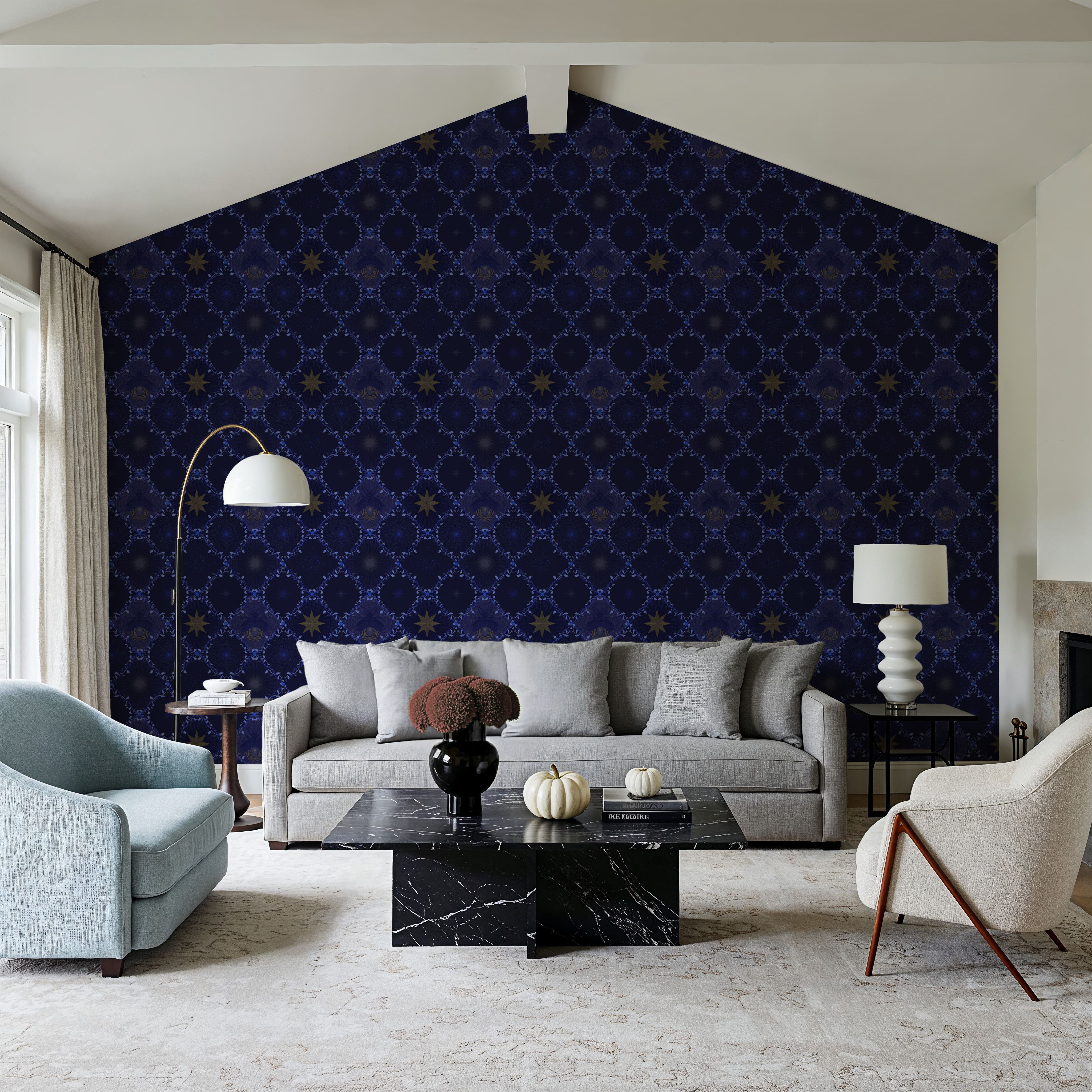 Ornamental Fireflies, Indigo