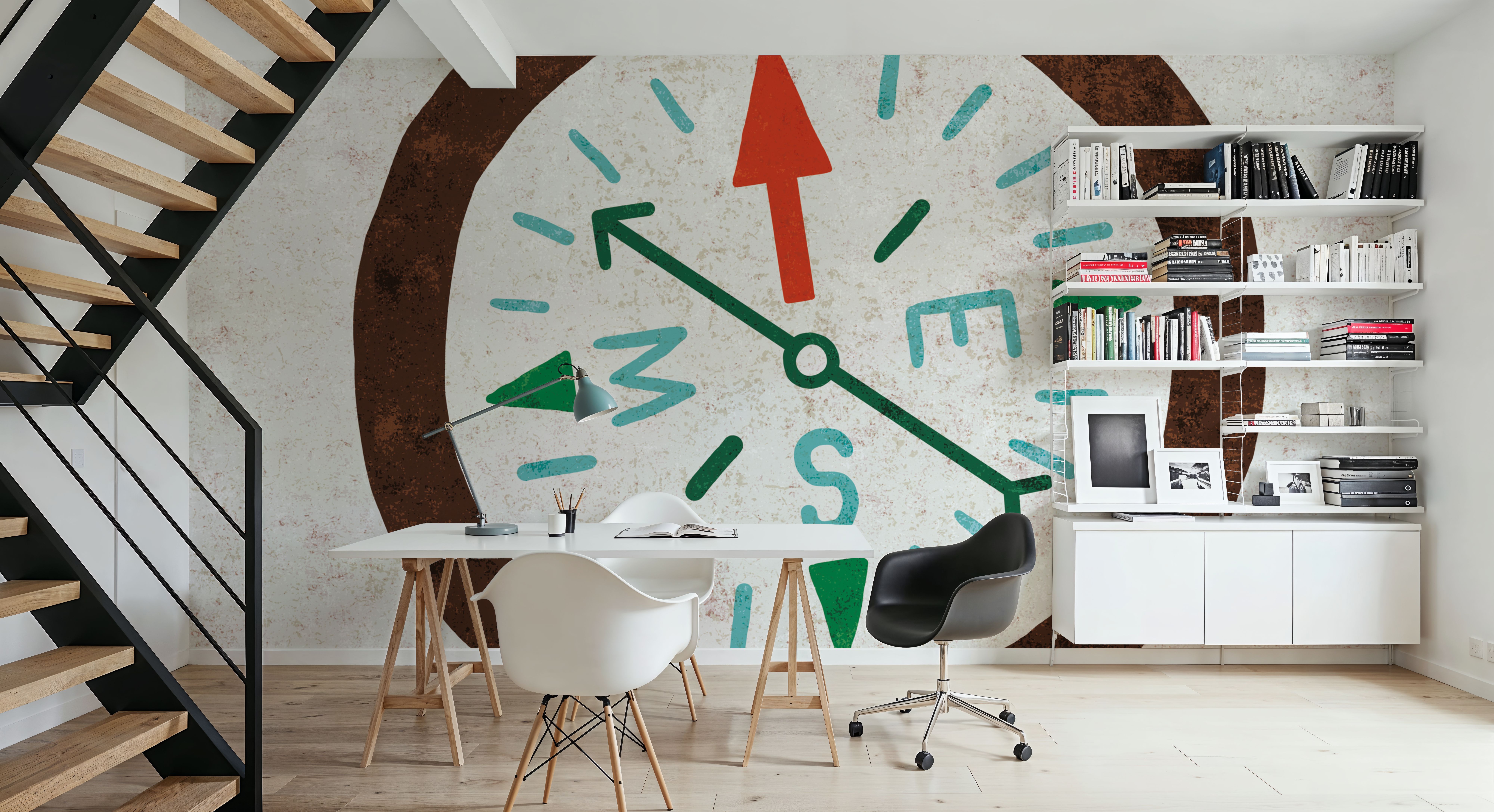 Happy Camper Compass, Behang